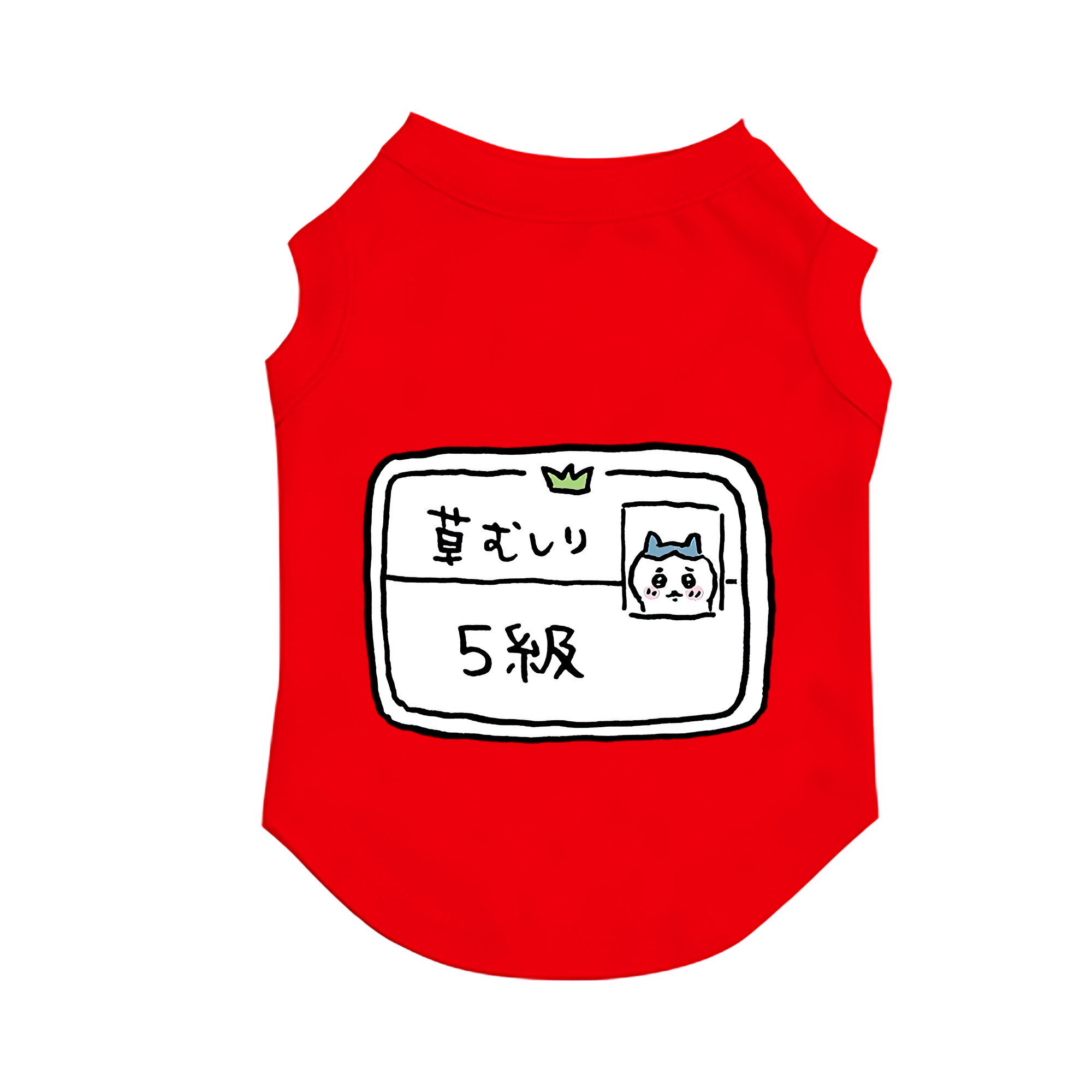 （画像用） ちいかわ ハチワレ Chii-kawa hachiware ペット用ベスト