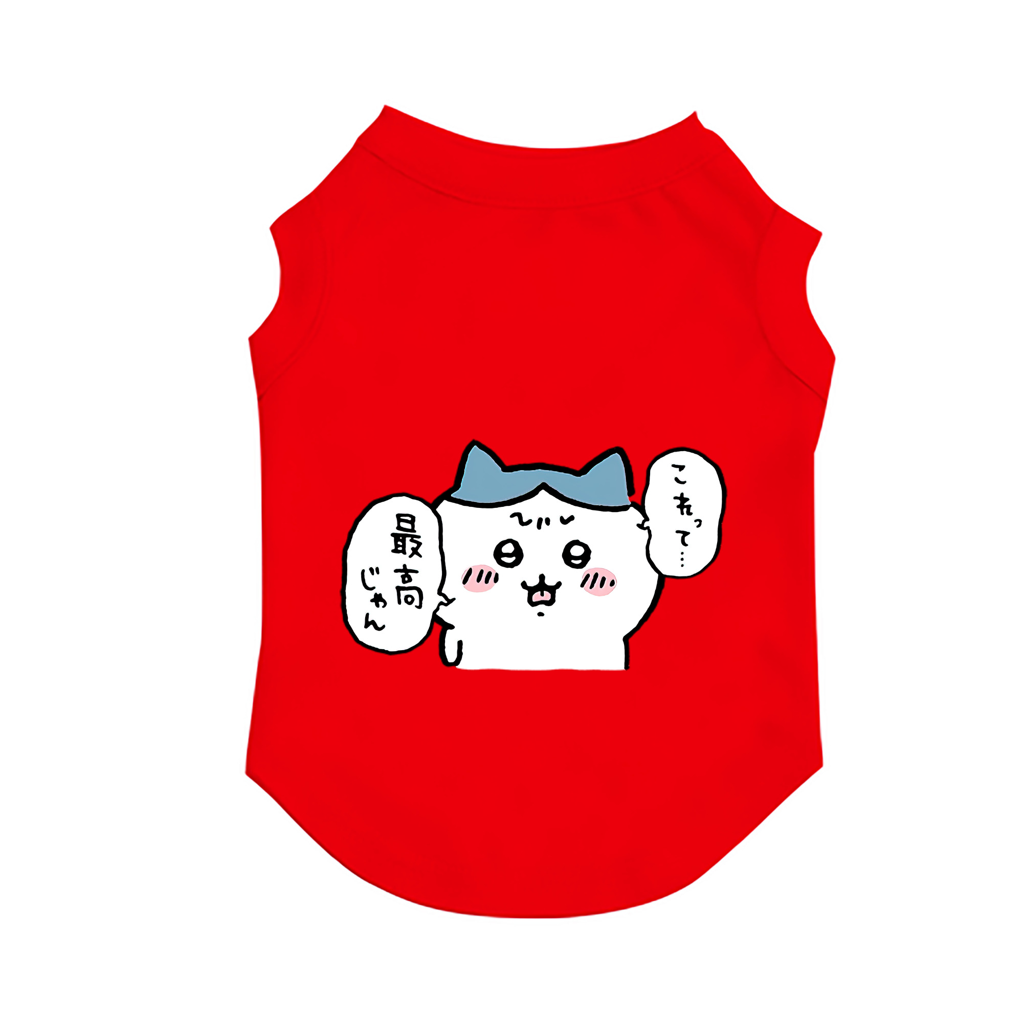 （画像用） ちいかわ ハチワレ Chii-kawa hachiware ペット用ベスト