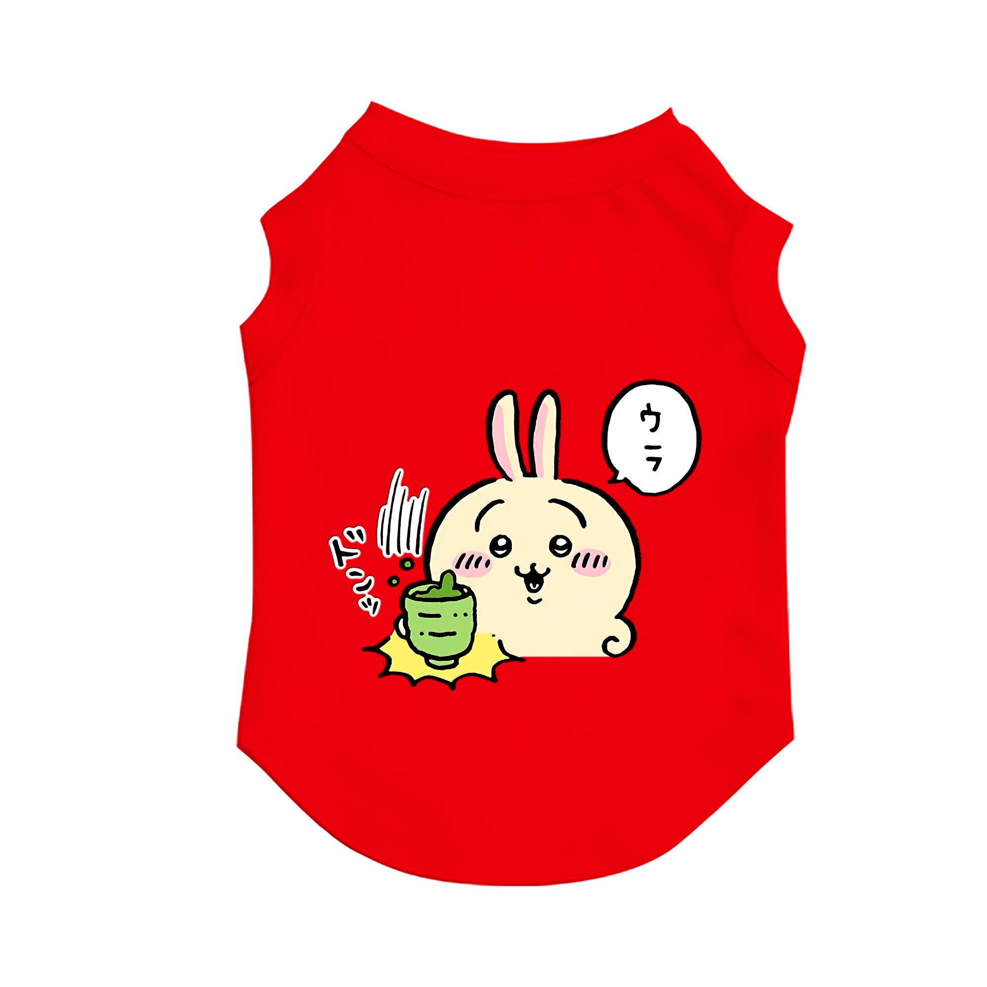 （画像用） ちいかわ うさぎ Chii-kawa usagi ペット用ベスト