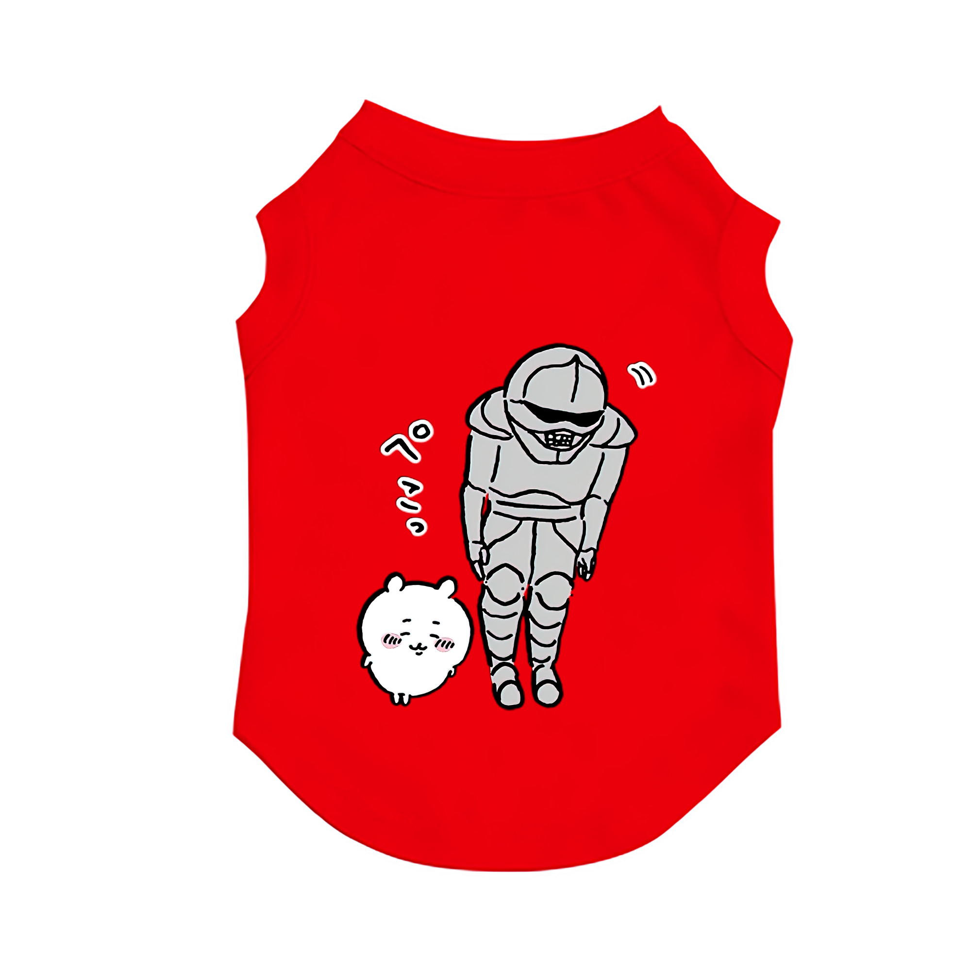 （画像用） ちいかわ 労働の鎧さん Chii-kawa Mr. Armor of Labor ペット用ベスト