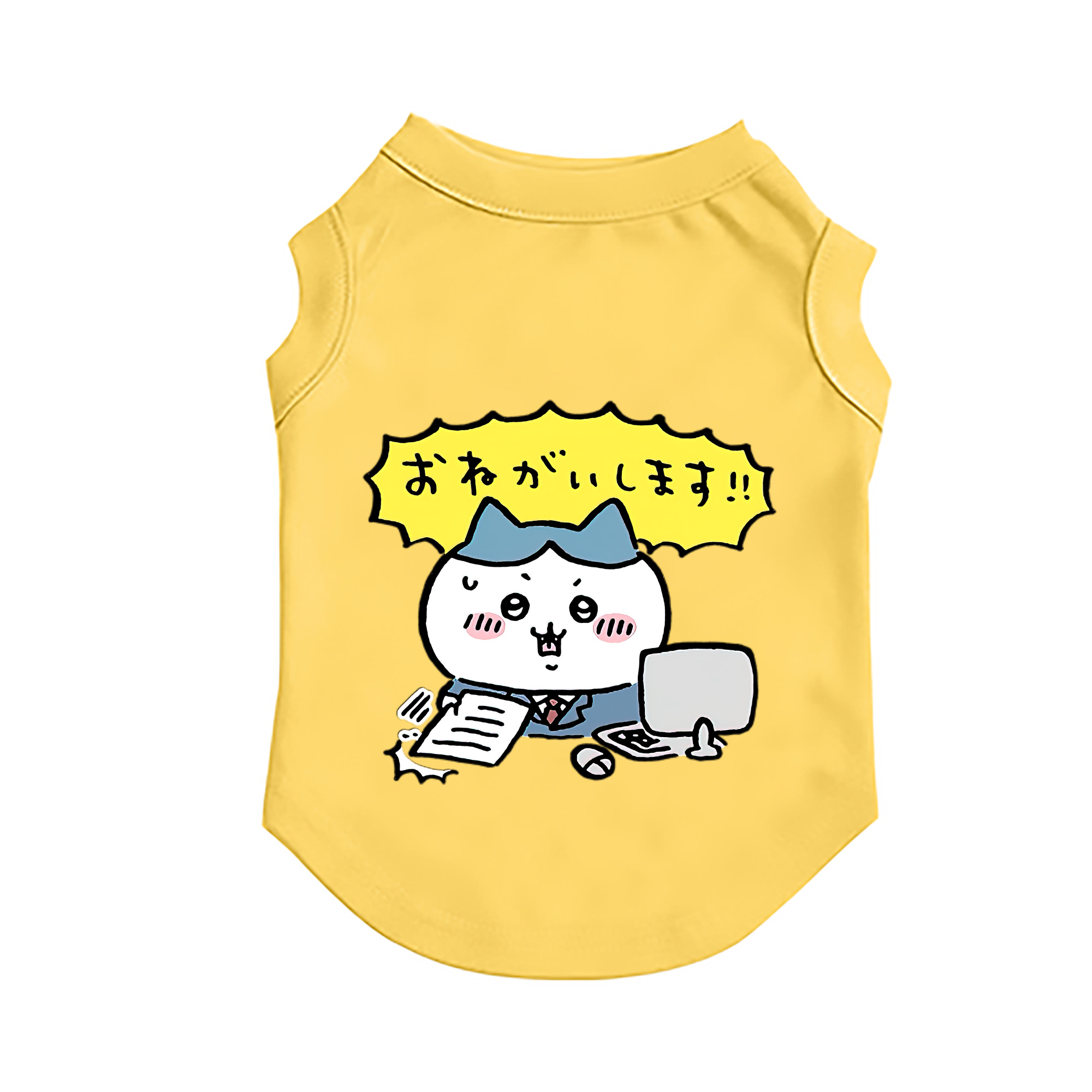 （画像用） ちいかわ ハチワレ Chii-kawa hachiware ペット用ベスト