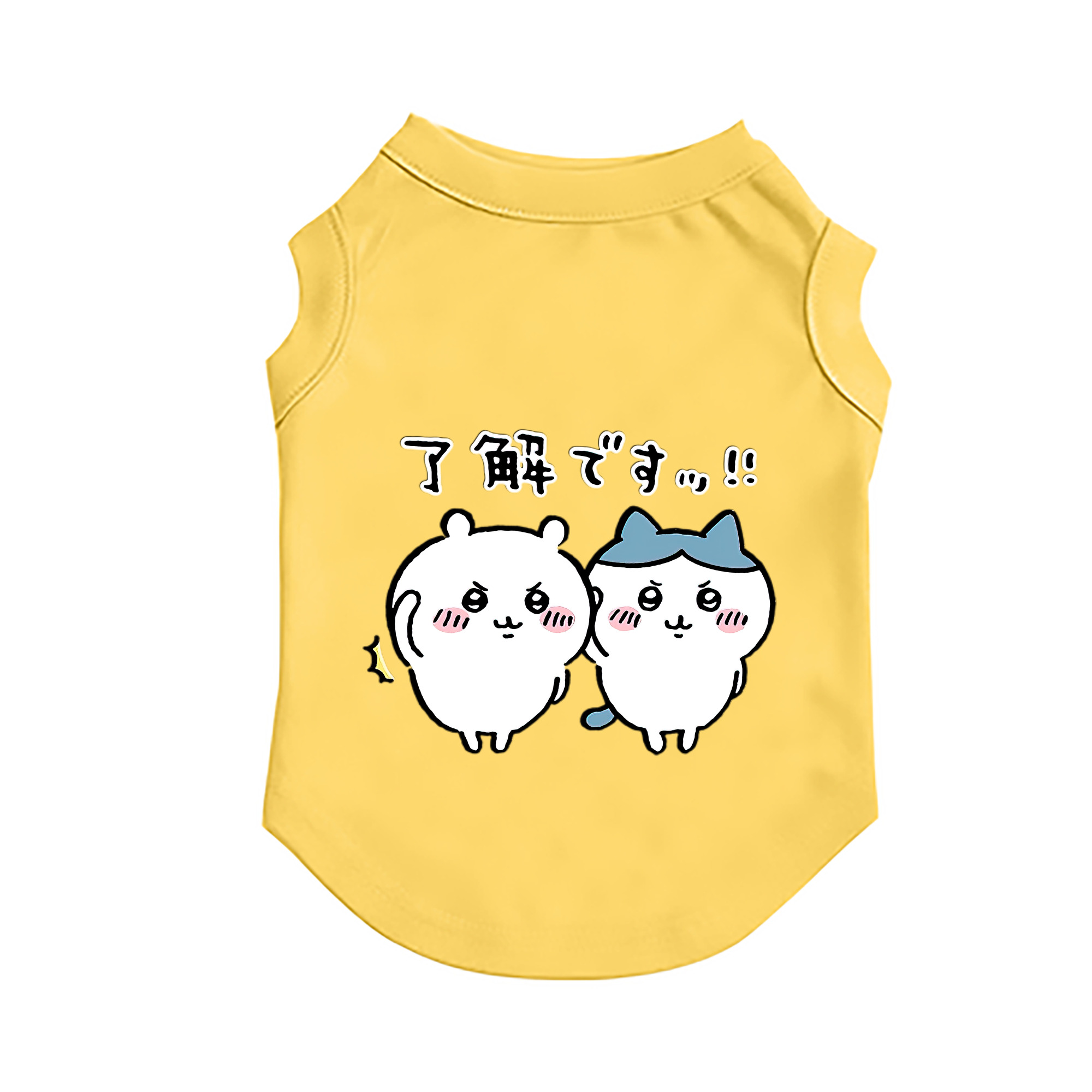 （画像用） ちいかわ ハチワレ Chii-kawa hachiware ペット用ベスト