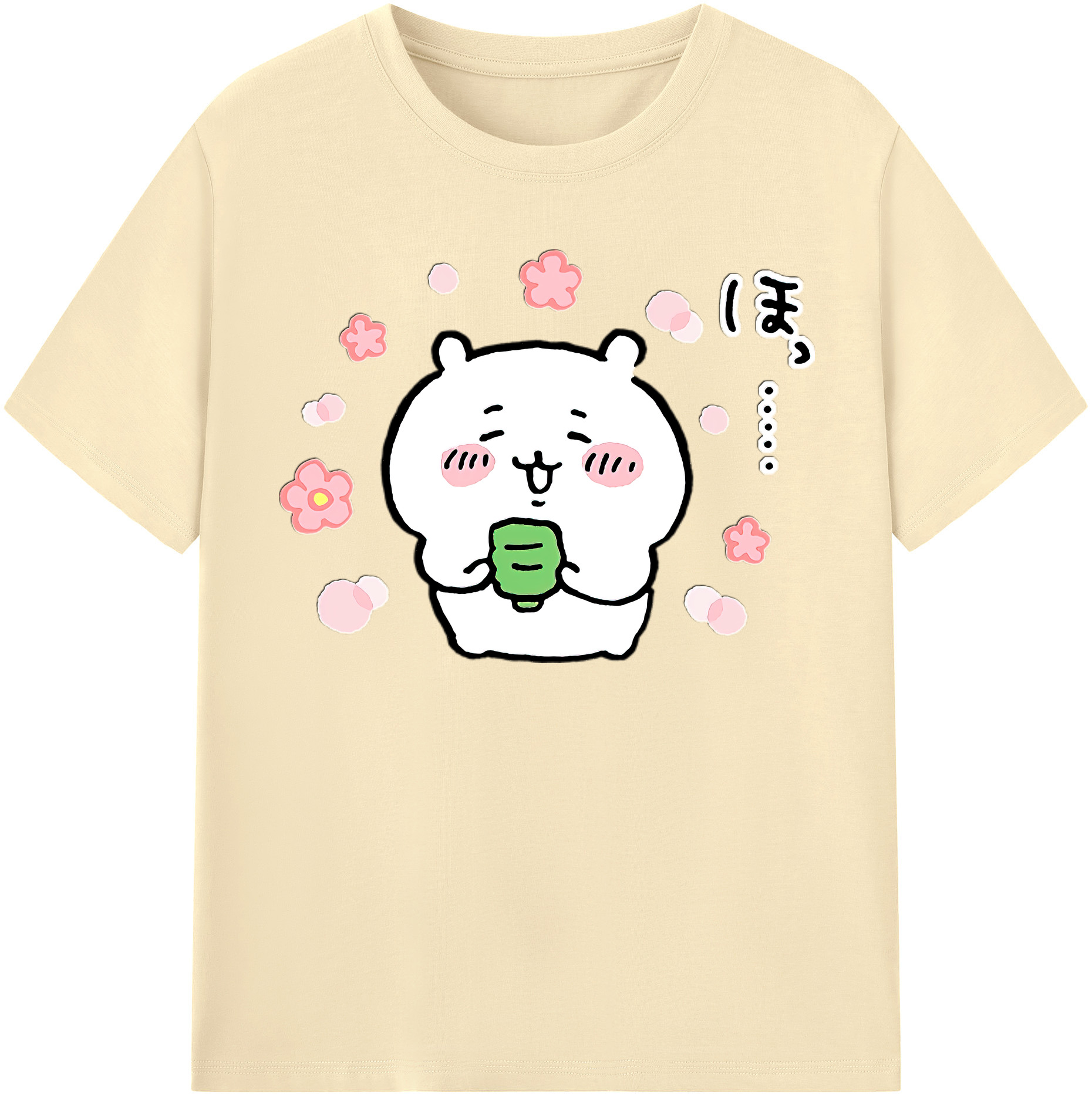（画像用） ちいかわ ちいかわ Chii-kawa chiikawa 綿100％半袖Tシャツ（フロントプリント）