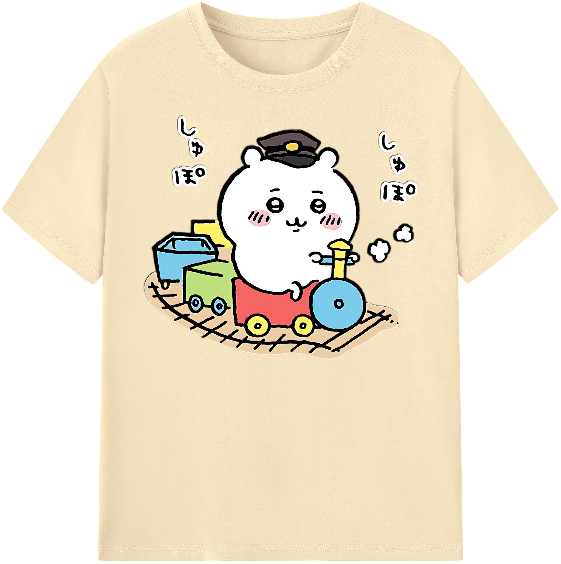 （画像用） ちいかわ ちいかわ Chii-kawa chiikawa 綿100％半袖Tシャツ（フロントプリント）
