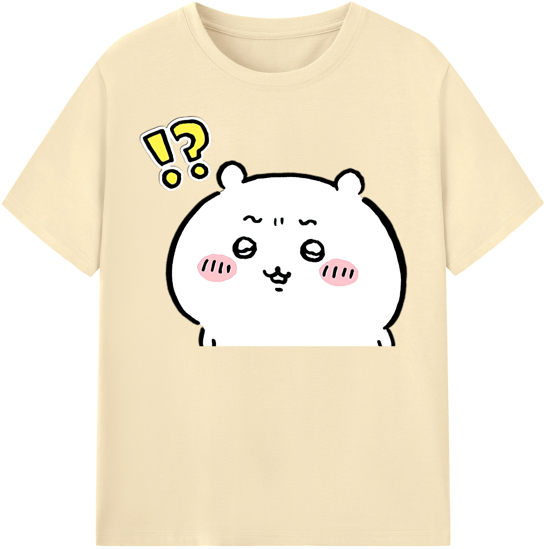 （画像用） ちいかわ ちいかわ Chii-kawa chiikawa 綿100％半袖Tシャツ（フロントプリント）