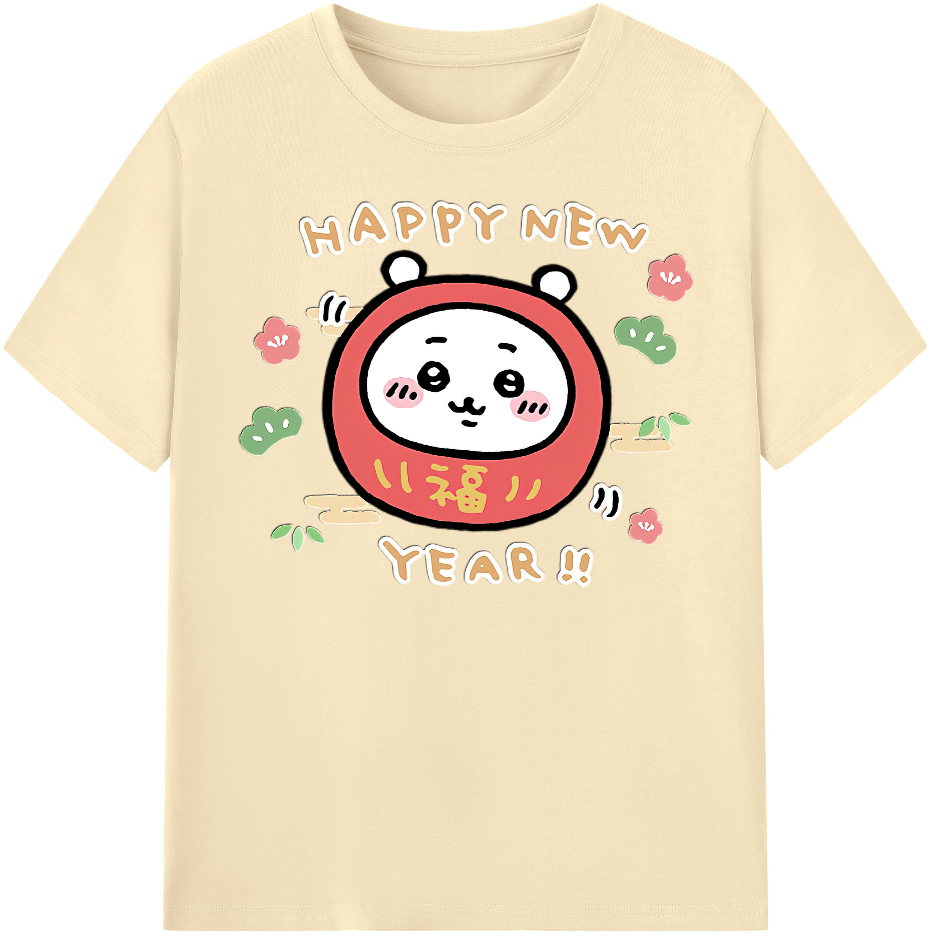 （画像用） ちいかわ ちいかわ Chii-kawa chiikawa 綿100％半袖Tシャツ（フロントプリント）