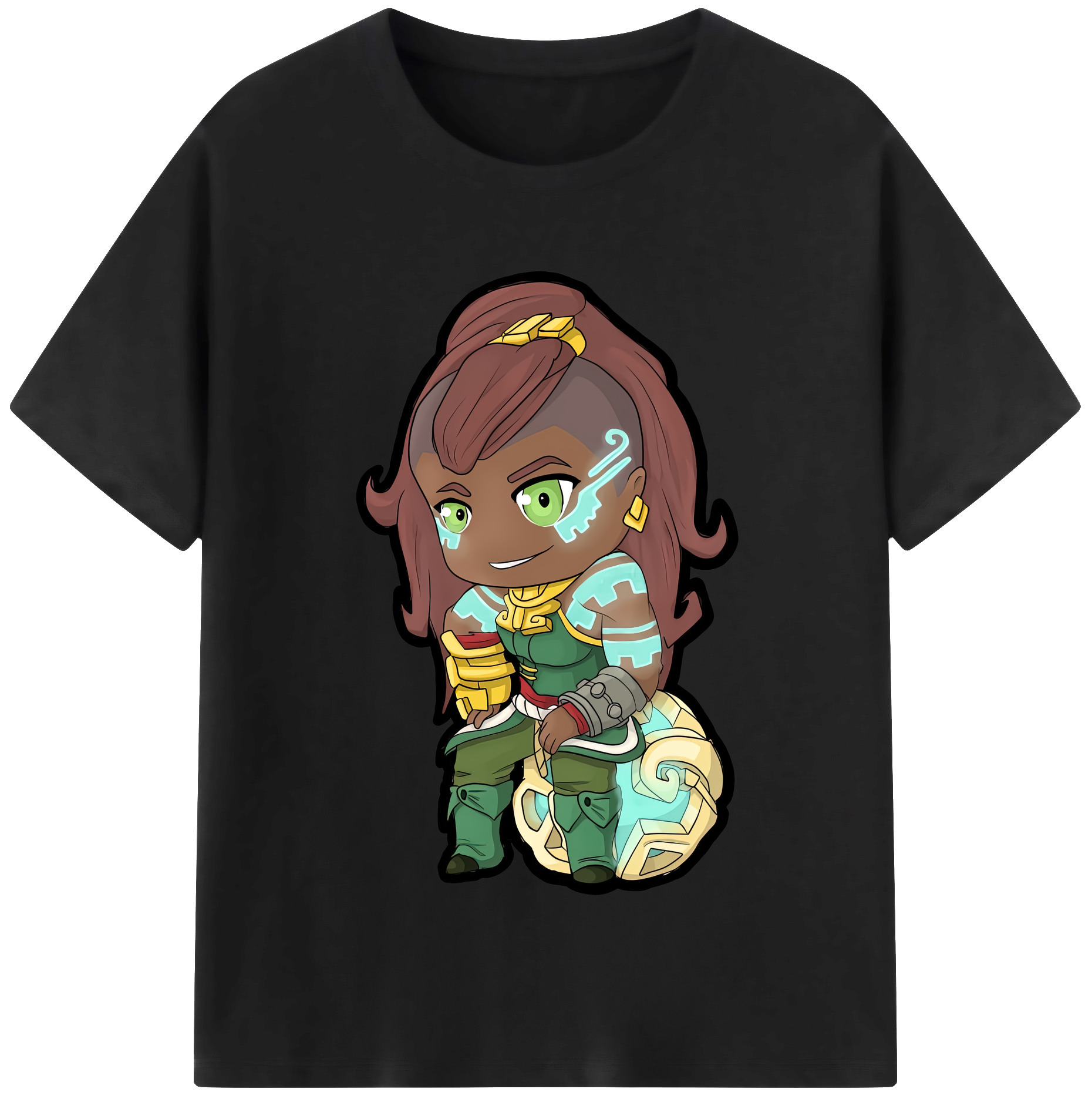 （画像用） ちいかわ ハチワレ Chii-kawa hachiware 綿100％半袖Tシャツ（フロントプリント）