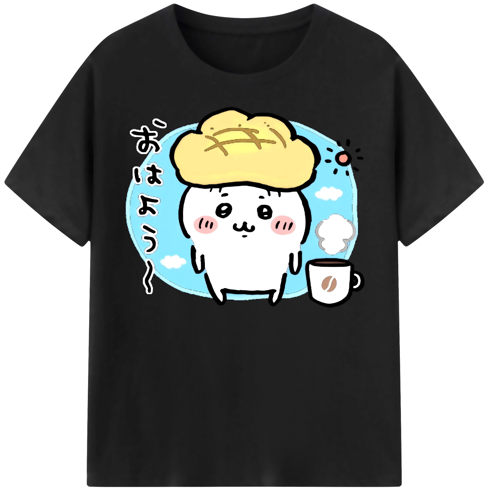 （画像用） ちいかわ ちいかわ Chii-kawa chiikawa 綿100％半袖Tシャツ（フロントプリント）