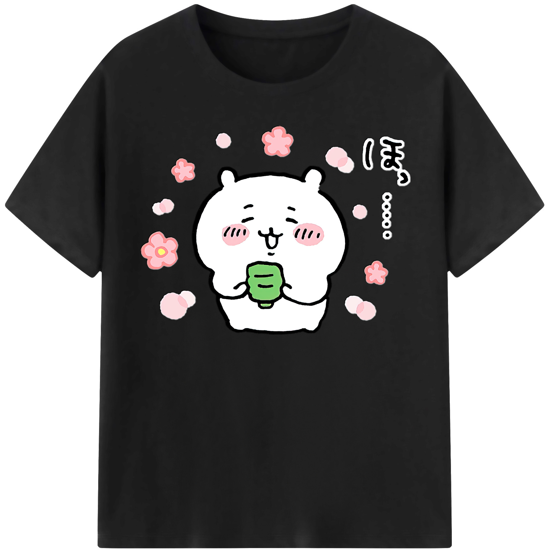 （画像用） ちいかわ ちいかわ Chii-kawa chiikawa 綿100％半袖Tシャツ（フロントプリント）