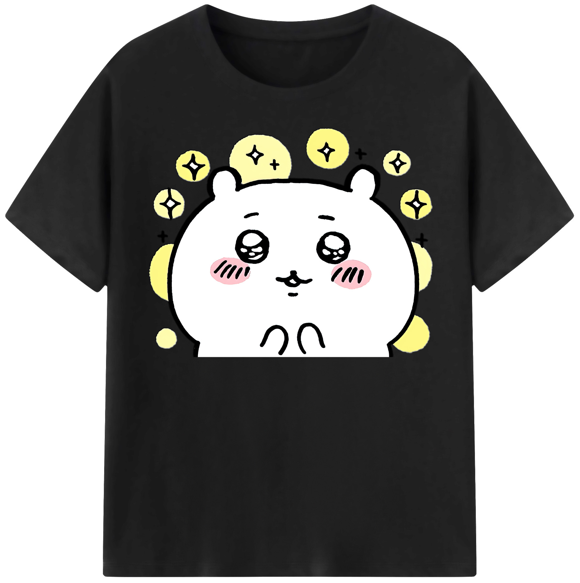 （画像用） ちいかわ ちいかわ Chii-kawa chiikawa 綿100％半袖Tシャツ（フロントプリント）