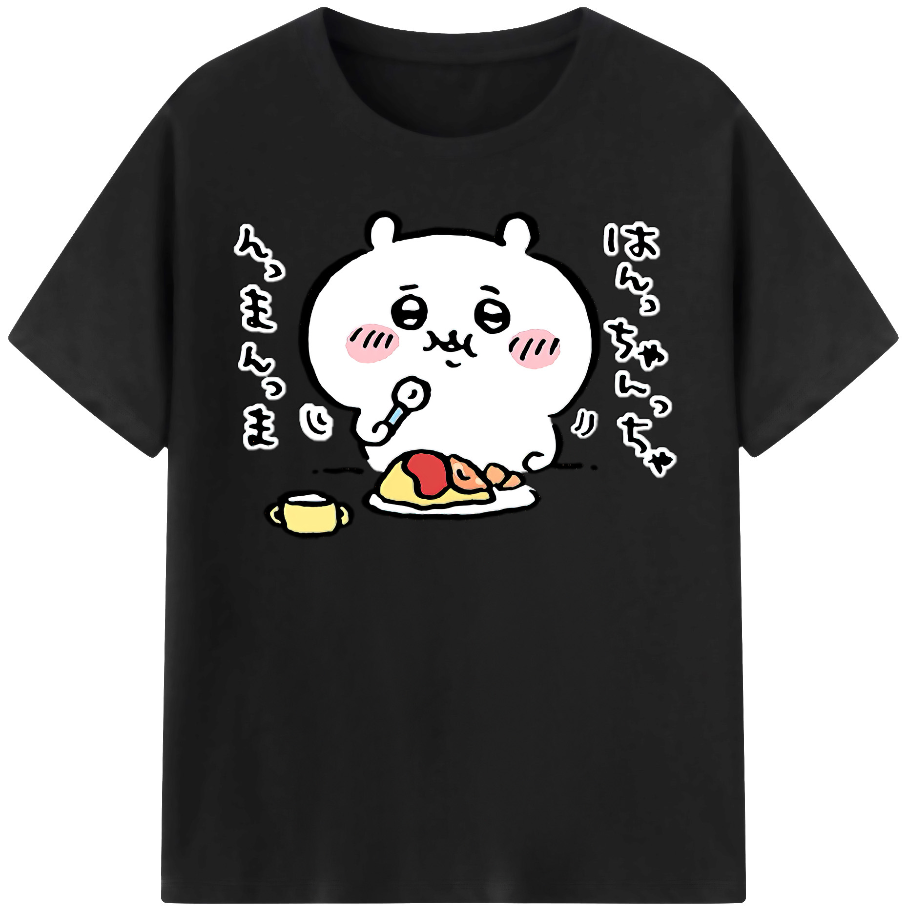 （画像用） ちいかわ ちいかわ Chii-kawa chiikawa 綿100％半袖Tシャツ（フロントプリント）