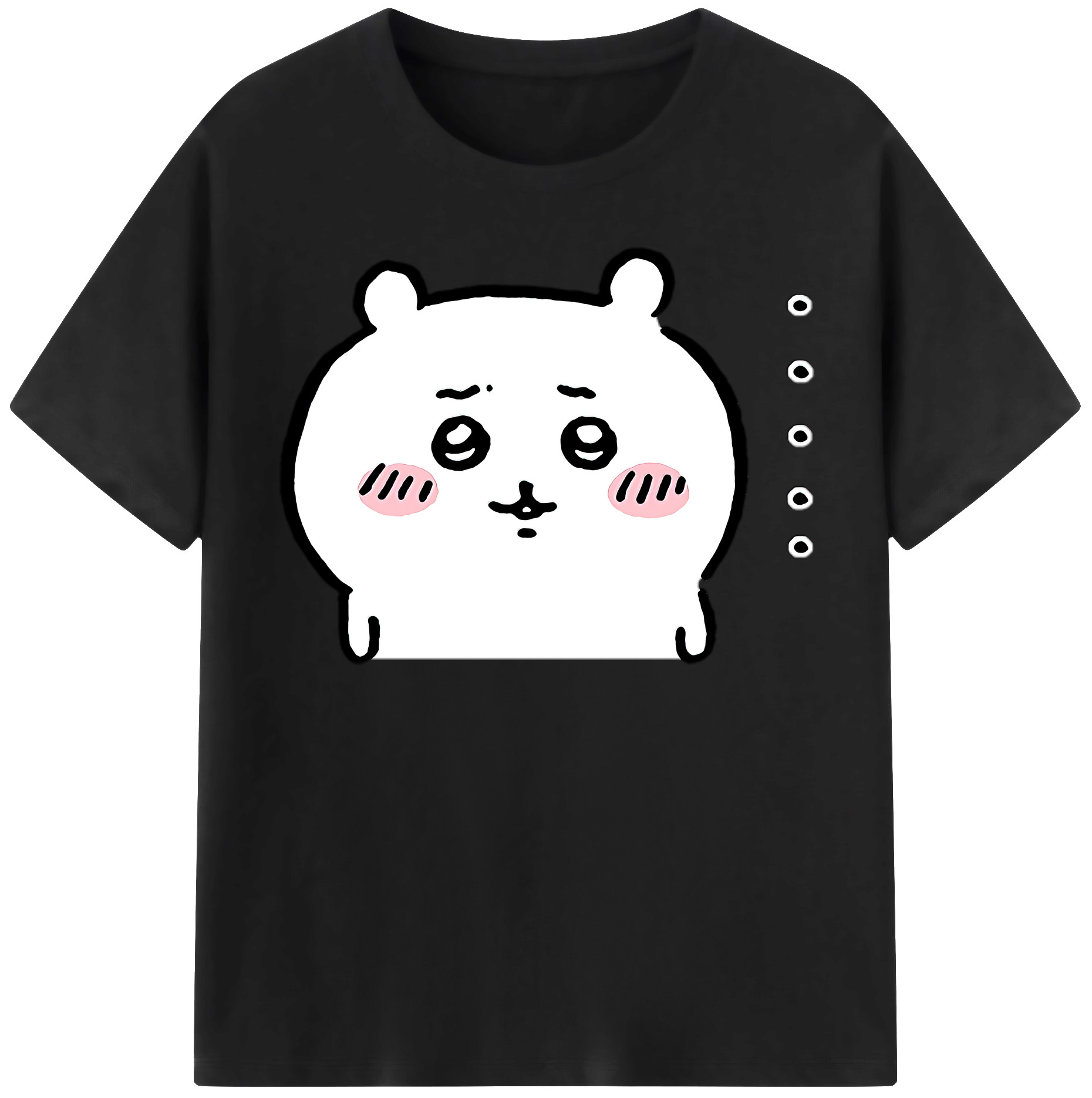 （画像用） ちいかわ ちいかわ Chii-kawa chiikawa 綿100％半袖Tシャツ（フロントプリント）