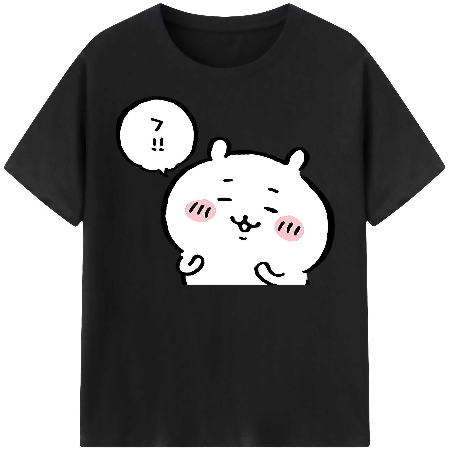 （画像用） ちいかわ ちいかわ Chii-kawa chiikawa 綿100％半袖Tシャツ（フロントプリント）