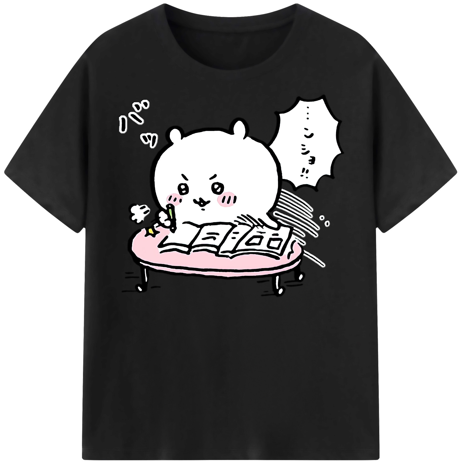 （画像用） ちいかわ ちいかわ Chii-kawa chiikawa 綿100％半袖Tシャツ（フロントプリント）