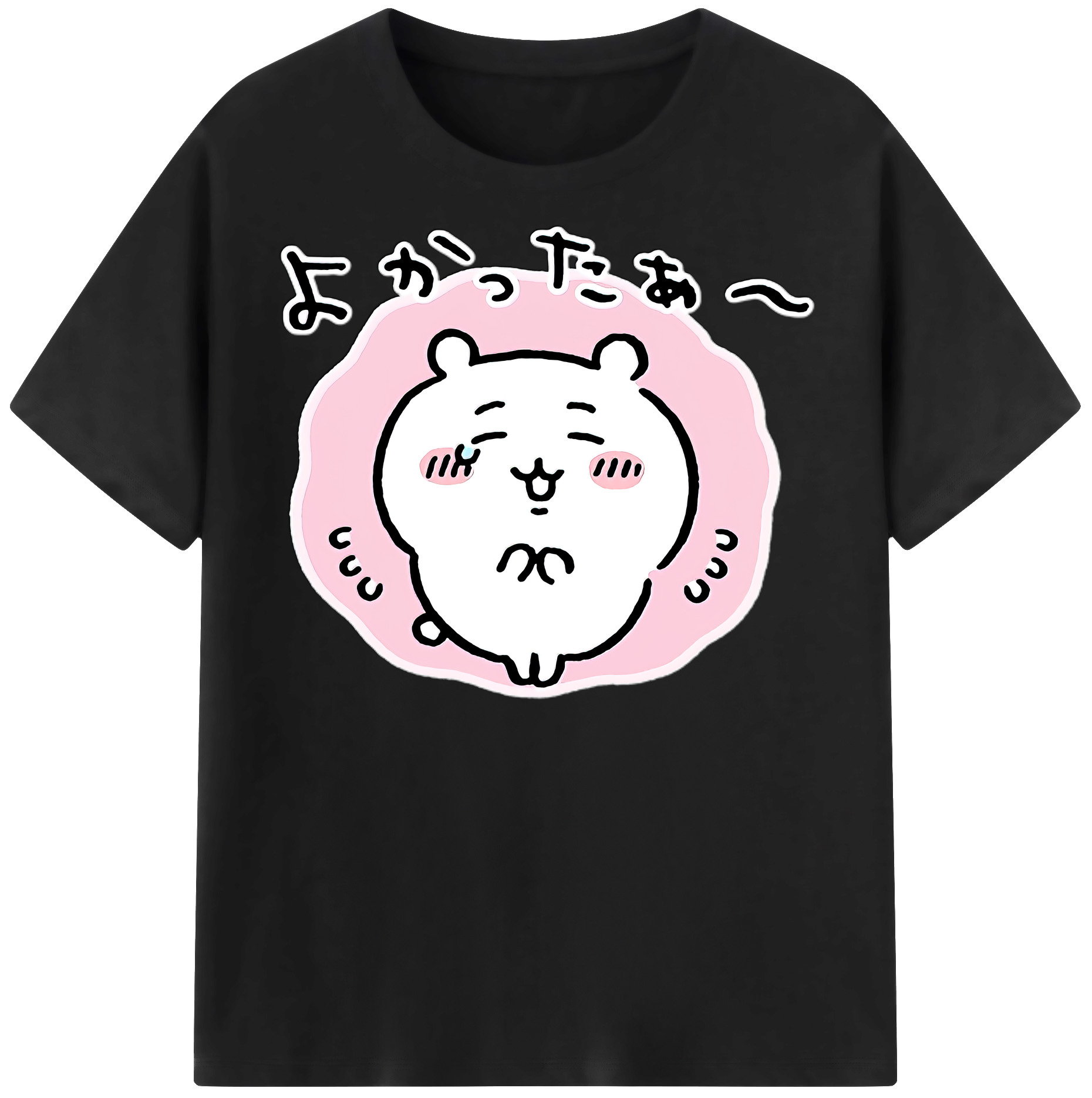 （画像用） ちいかわ ちいかわ Chii-kawa chiikawa 綿100％半袖Tシャツ（フロントプリント）