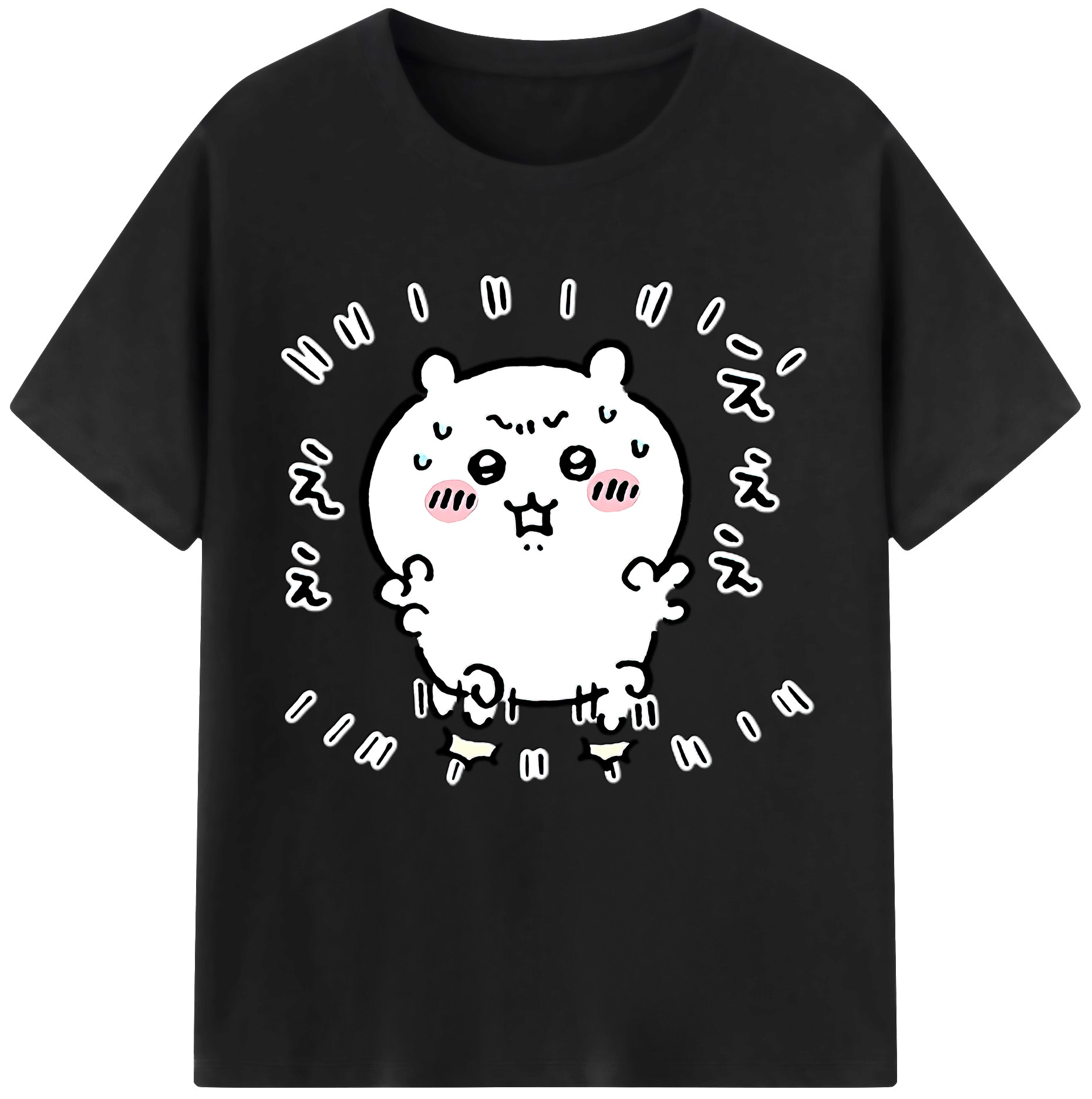 （画像用） ちいかわ ちいかわ Chii-kawa chiikawa 綿100％半袖Tシャツ（フロントプリント）