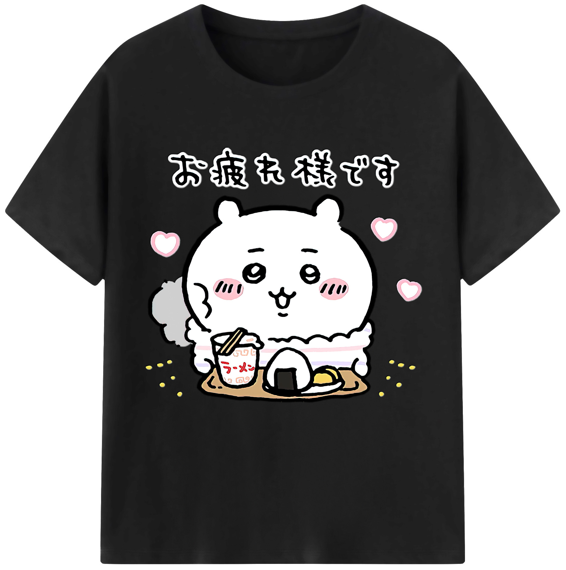（画像用） ちいかわ ちいかわ Chii-kawa chiikawa 綿100％半袖Tシャツ（フロントプリント）