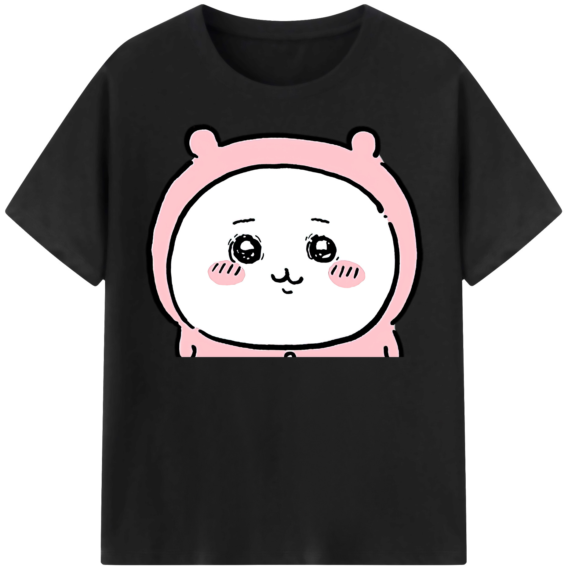 （画像用） ちいかわ ちいかわ Chii-kawa chiikawa 綿100％半袖Tシャツ（フロントプリント）
