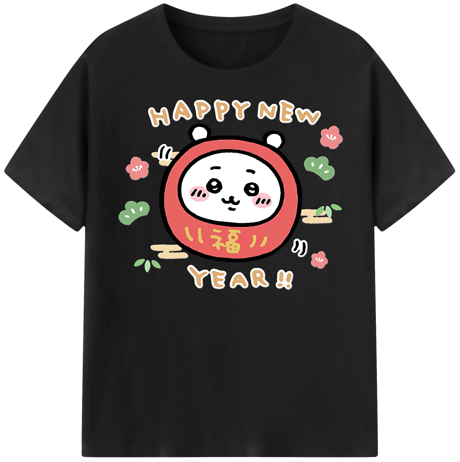（画像用） ちいかわ ちいかわ Chii-kawa chiikawa 綿100％半袖Tシャツ（フロントプリント）