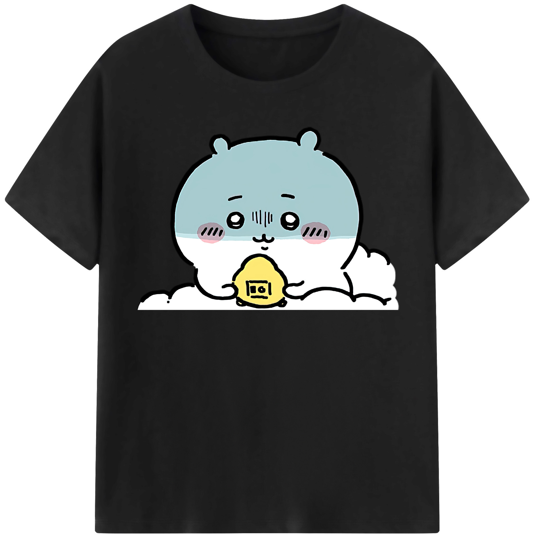 （画像用） ちいかわ ちいかわ Chii-kawa chiikawa 綿100％半袖Tシャツ（フロントプリント）