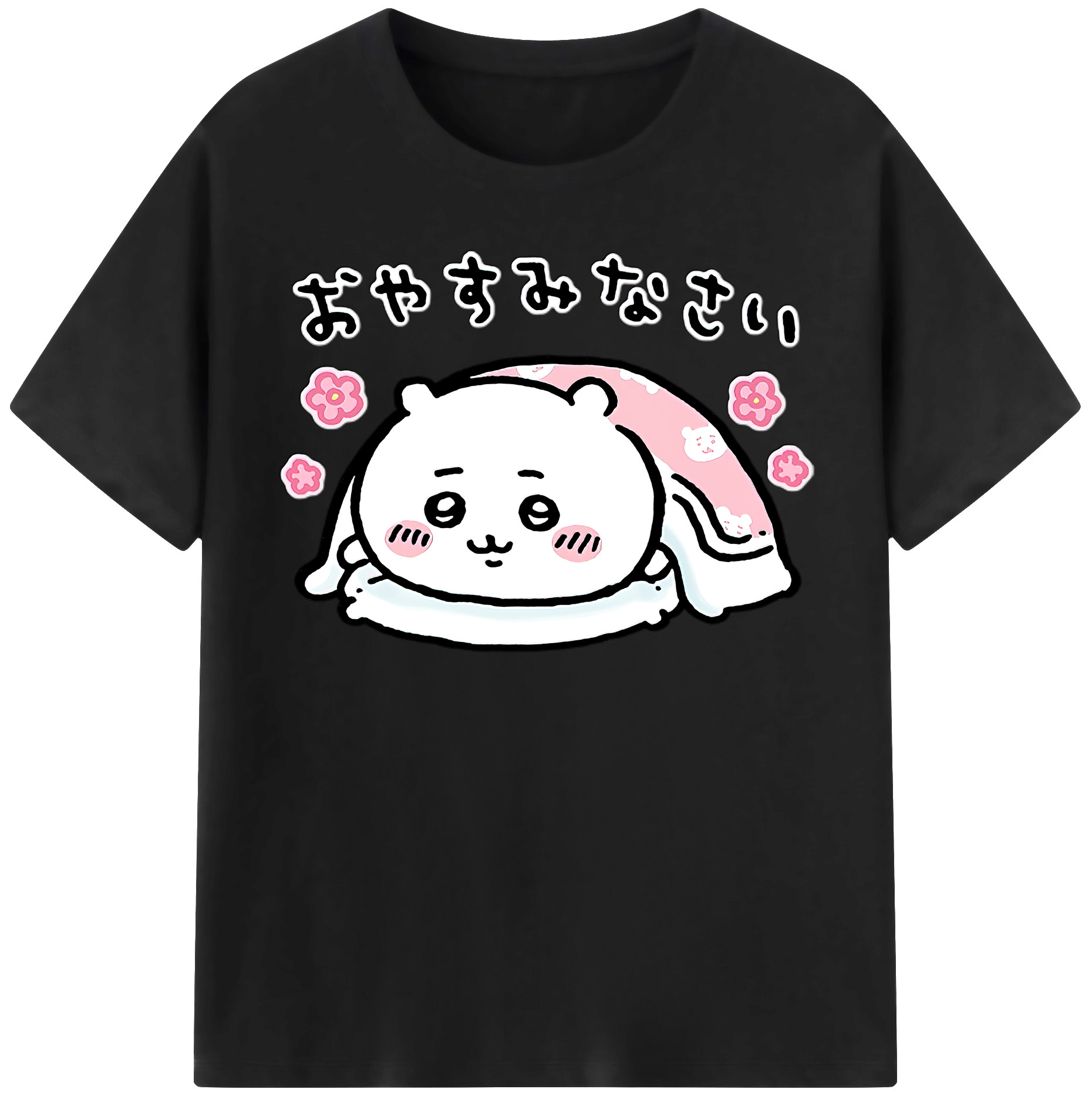 （画像用） ちいかわ ちいかわ Chii-kawa chiikawa 綿100％半袖Tシャツ（フロントプリント）