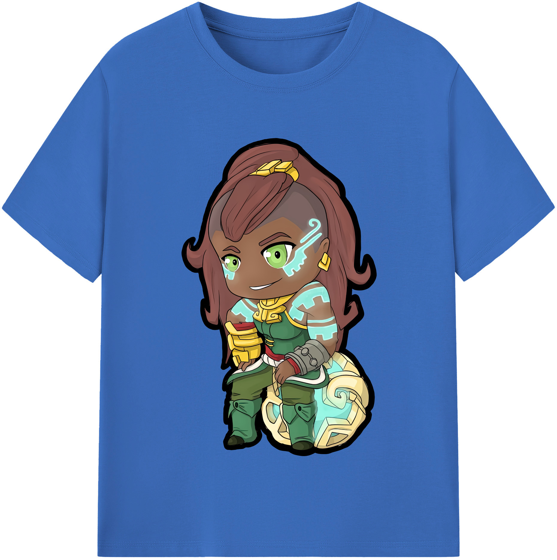 （画像用） ちいかわ ハチワレ Chii-kawa hachiware 綿100％半袖Tシャツ（フロントプリント）