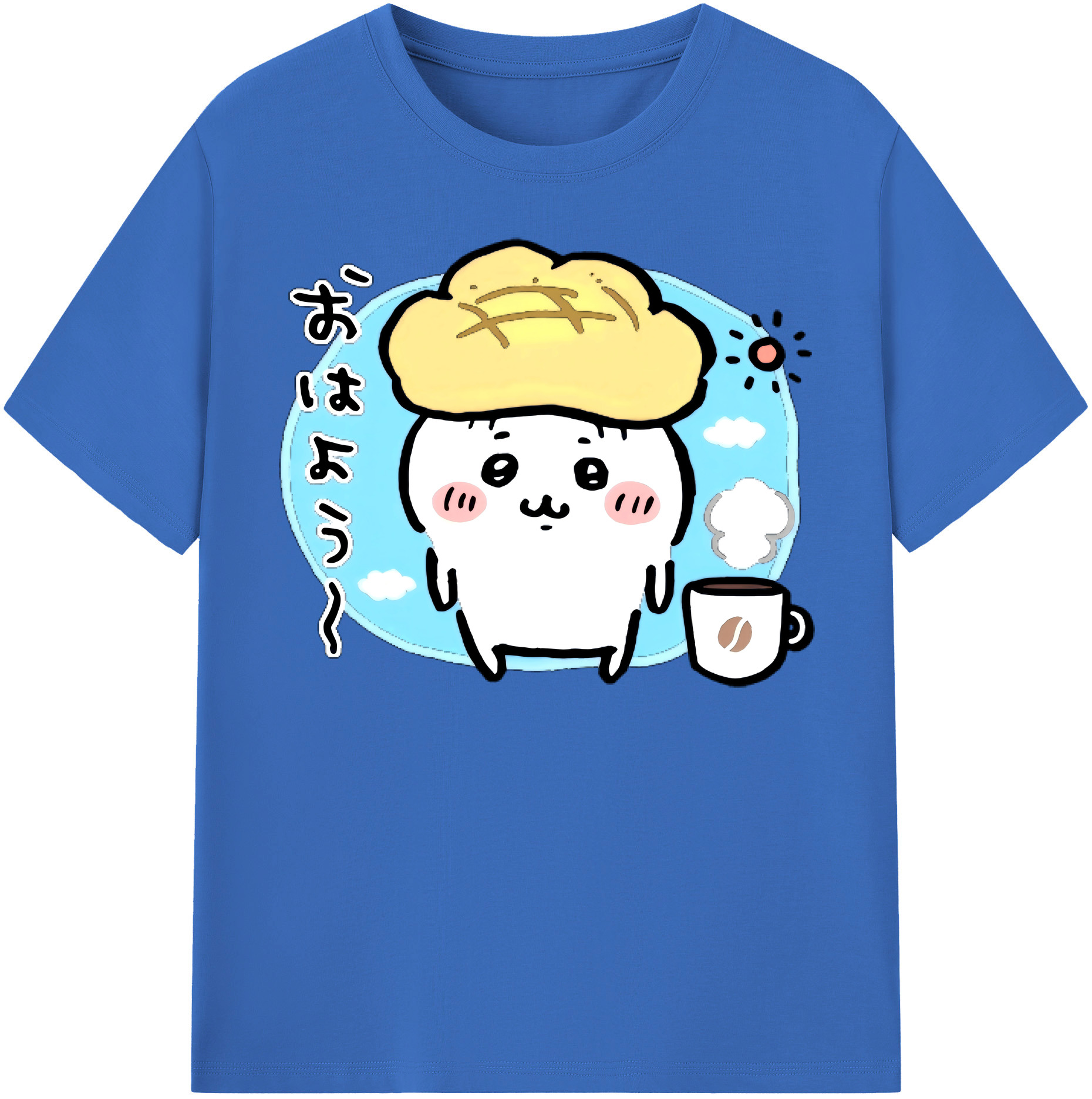 （画像用） ちいかわ ちいかわ Chii-kawa chiikawa 綿100％半袖Tシャツ（フロントプリント）