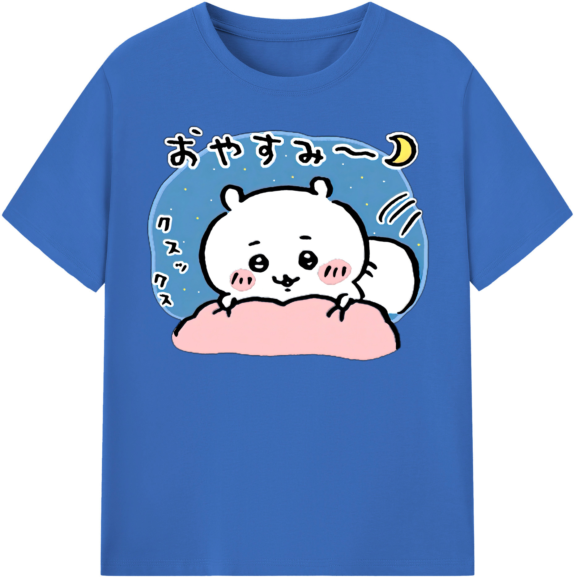 （画像用） ちいかわ ちいかわ Chii-kawa chiikawa 綿100％半袖Tシャツ（フロントプリント）