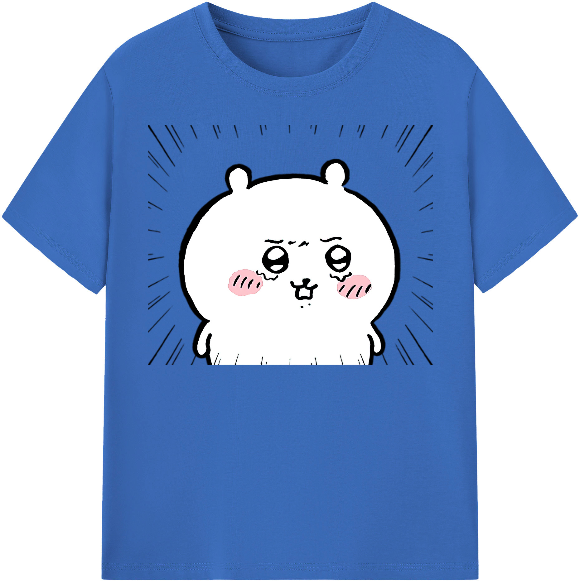 （画像用） ちいかわ ちいかわ Chii-kawa chiikawa 綿100％半袖Tシャツ（フロントプリント）