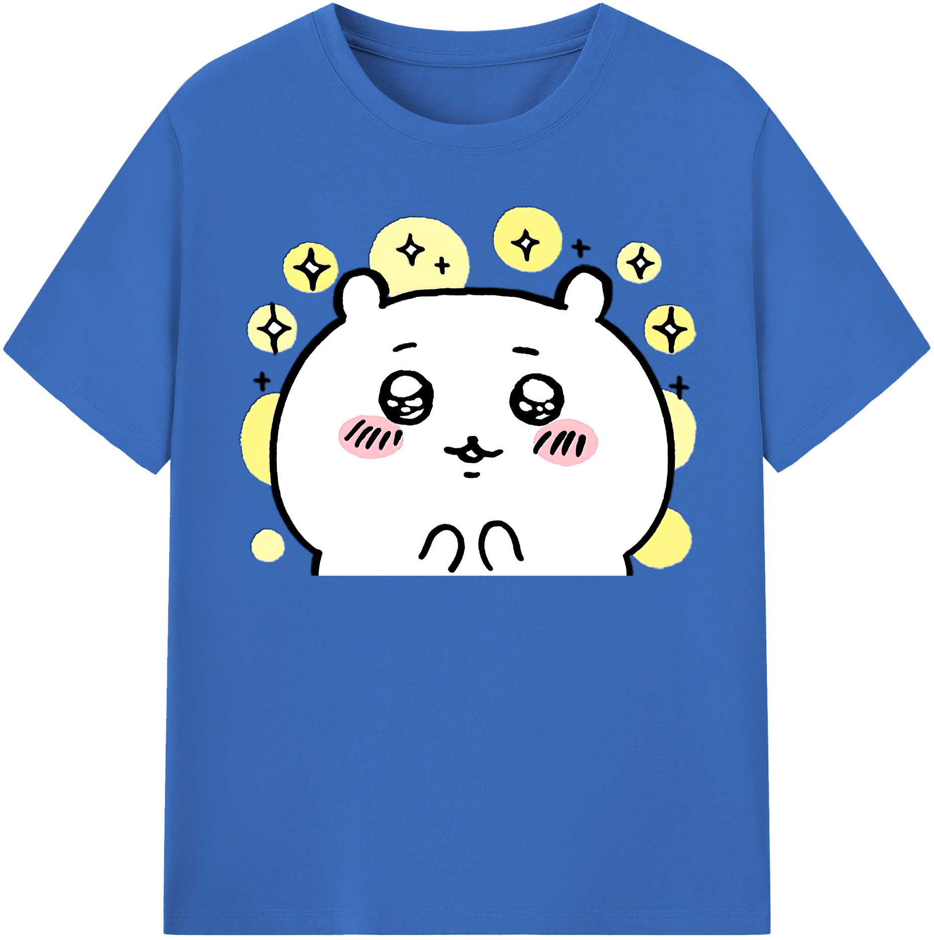 （画像用） ちいかわ ちいかわ Chii-kawa chiikawa 綿100％半袖Tシャツ（フロントプリント）
