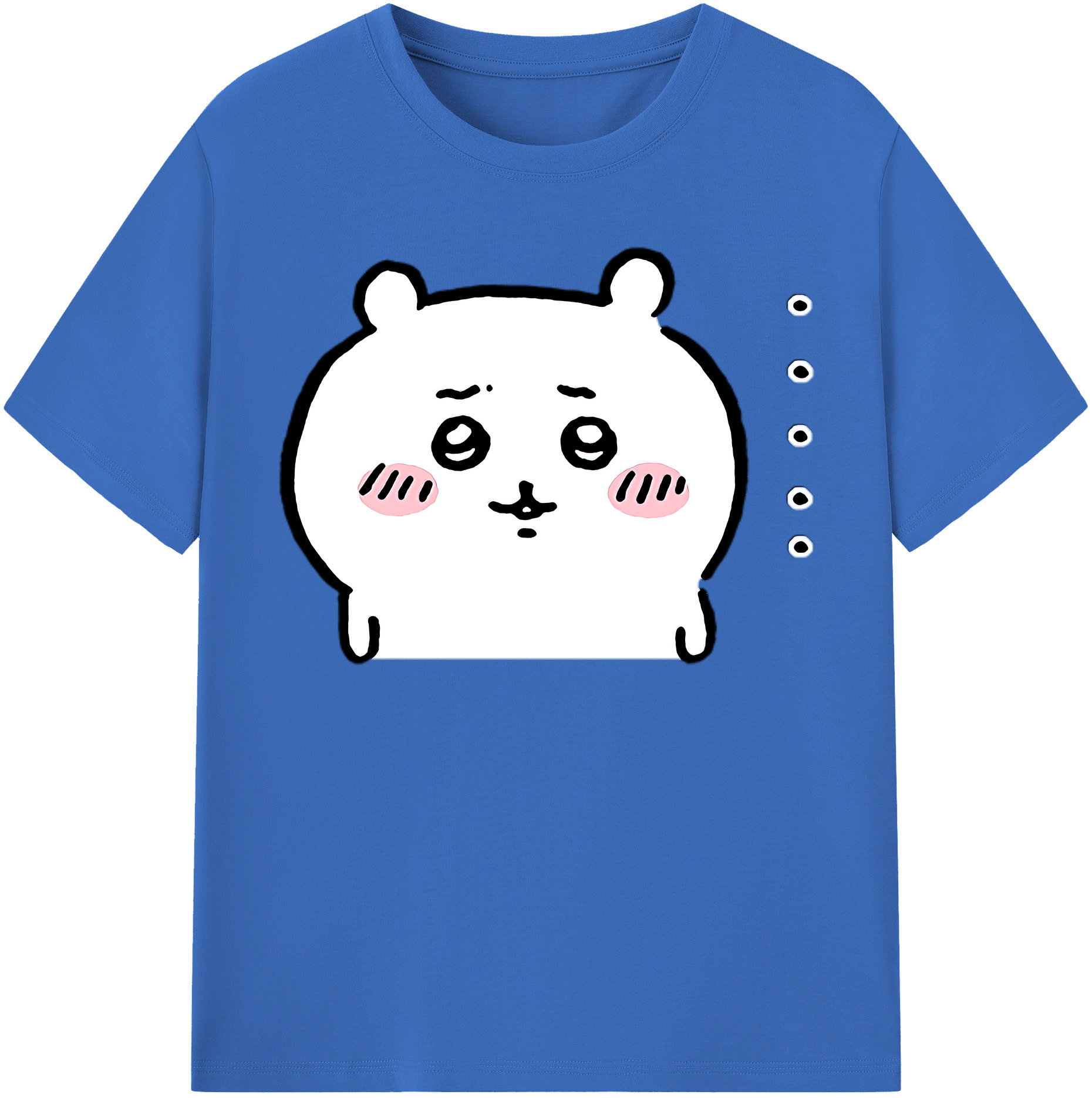（画像用） ちいかわ ちいかわ Chii-kawa chiikawa 綿100％半袖Tシャツ（フロントプリント）