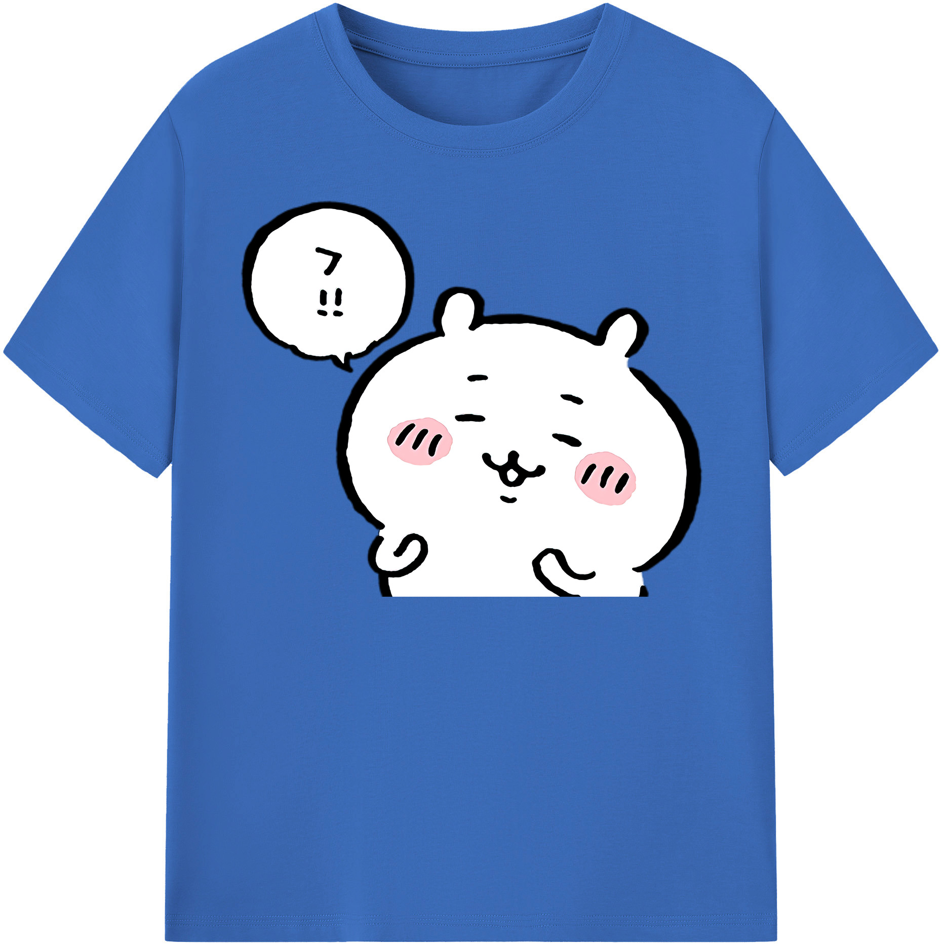 （画像用） ちいかわ ちいかわ Chii-kawa chiikawa 綿100％半袖Tシャツ（フロントプリント）