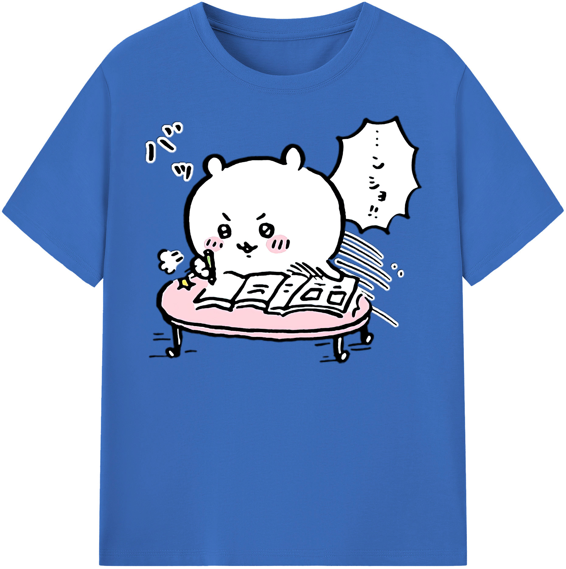 （画像用） ちいかわ ちいかわ Chii-kawa chiikawa 綿100％半袖Tシャツ（フロントプリント）