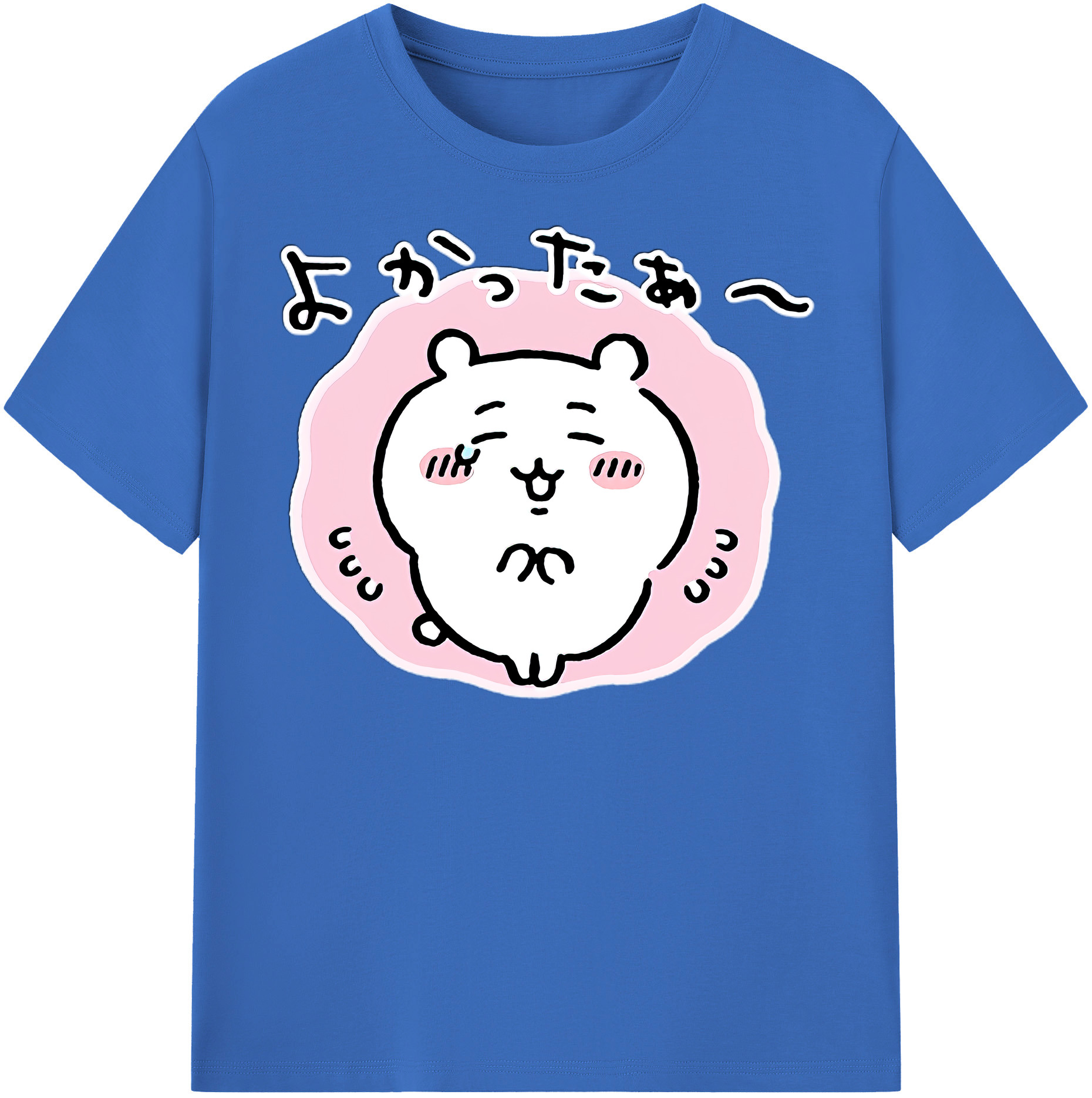 （画像用） ちいかわ ちいかわ Chii-kawa chiikawa 綿100％半袖Tシャツ（フロントプリント）
