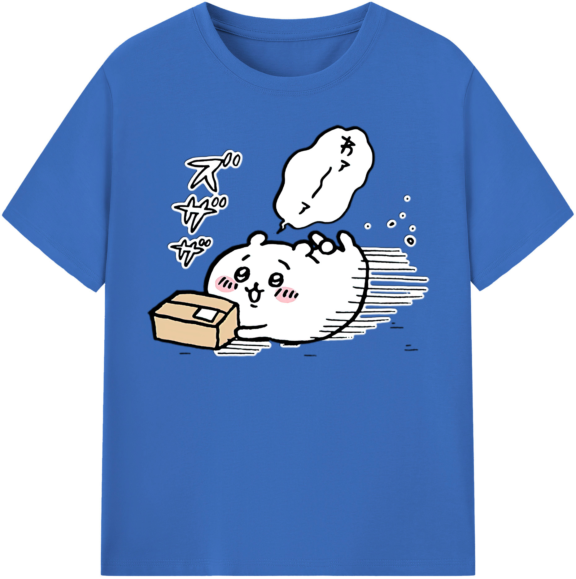 （画像用） ちいかわ ちいかわ Chii-kawa chiikawa 綿100％半袖Tシャツ（フロントプリント）
