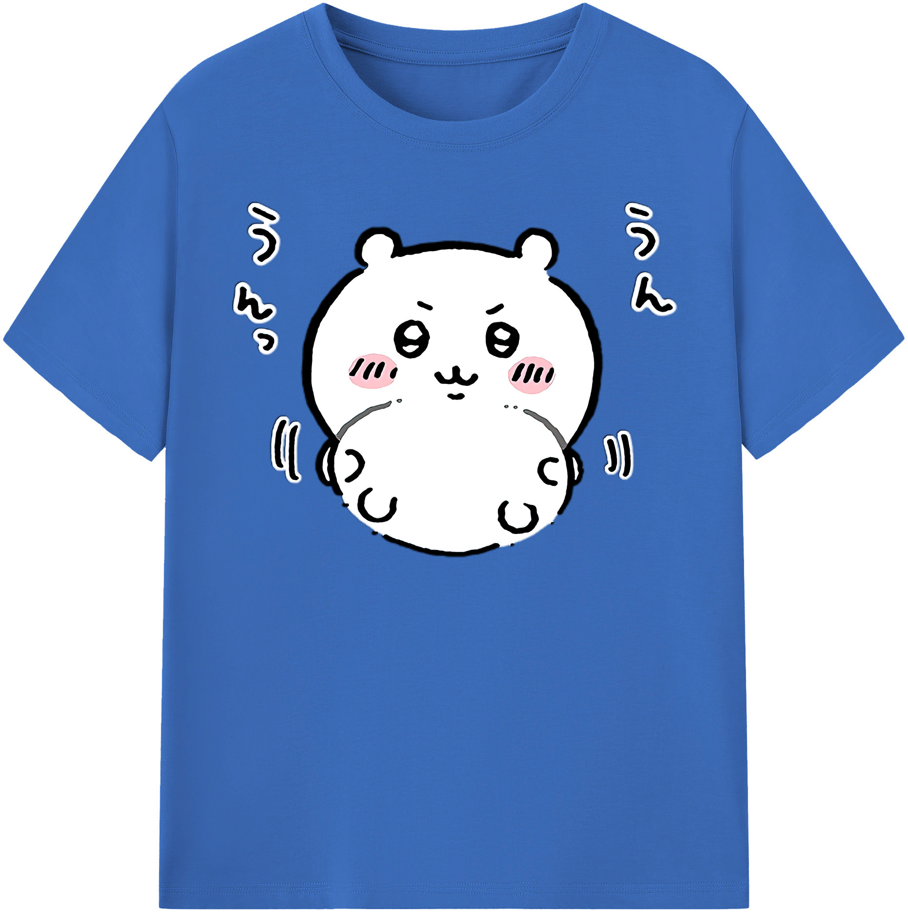 （画像用） ちいかわ ちいかわ Chii-kawa chiikawa 綿100％半袖Tシャツ（フロントプリント）