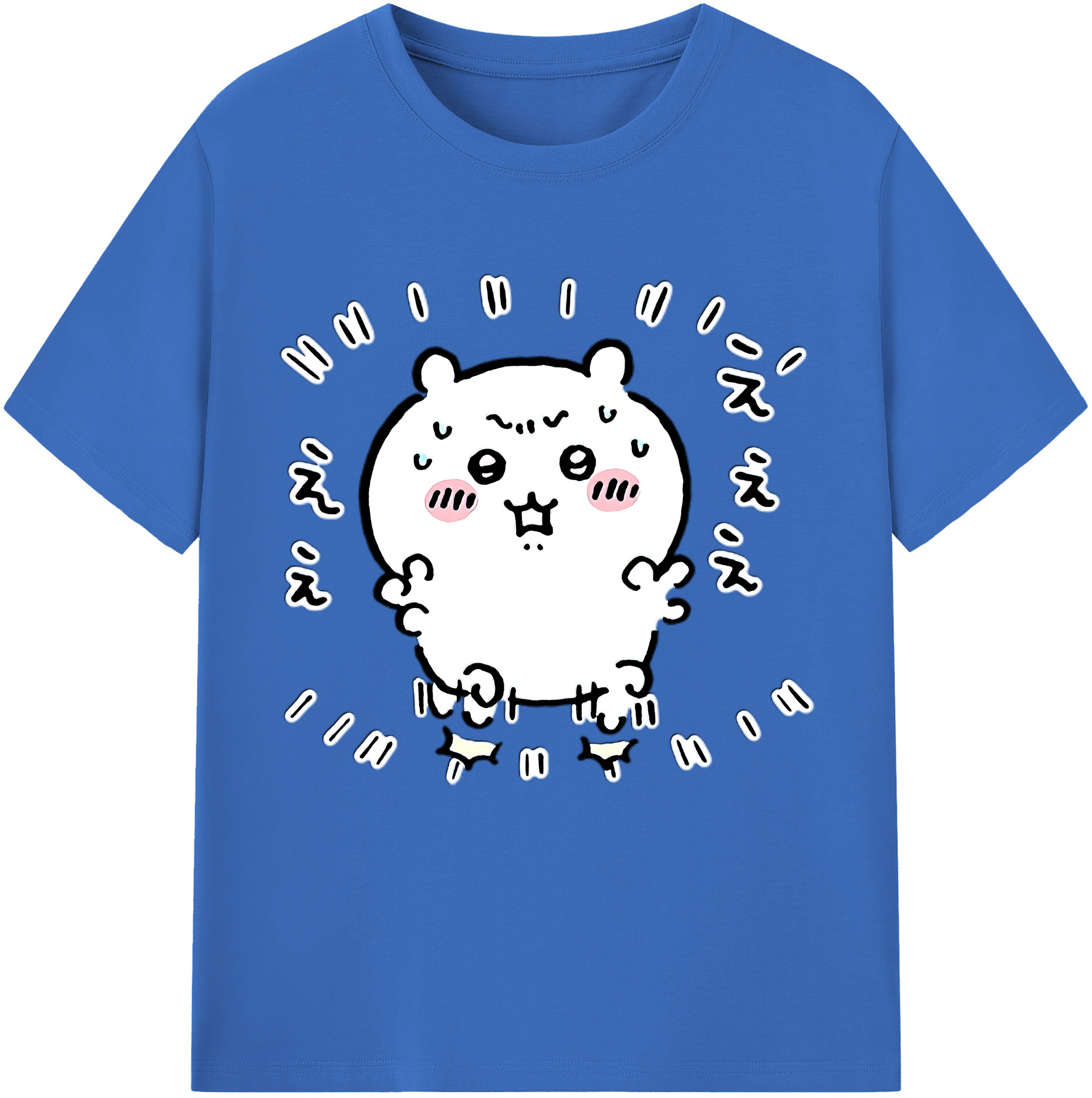 （画像用） ちいかわ ちいかわ Chii-kawa chiikawa 綿100％半袖Tシャツ（フロントプリント）