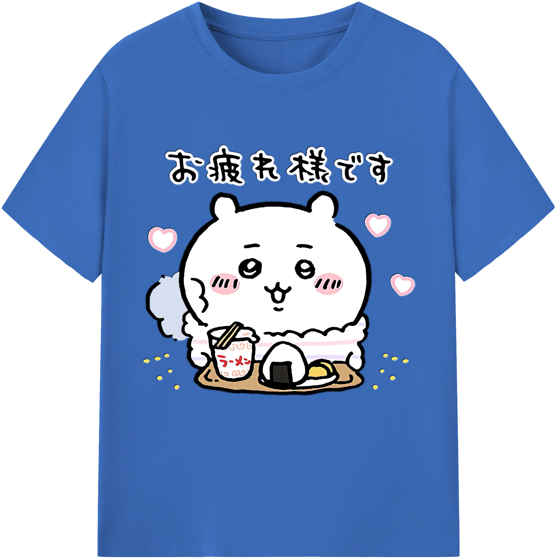 （画像用） ちいかわ ちいかわ Chii-kawa chiikawa 綿100％半袖Tシャツ（フロントプリント）