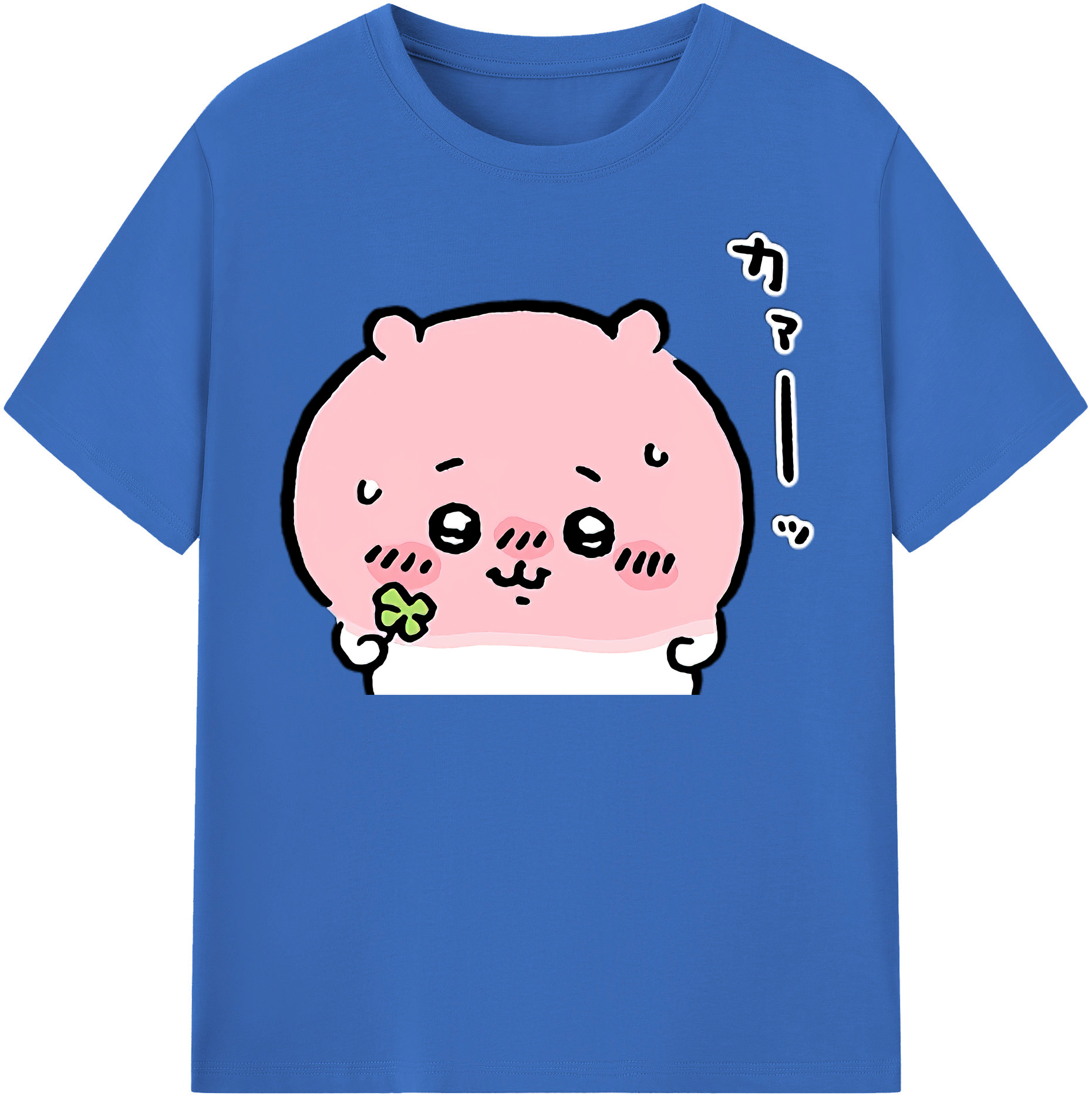 （画像用） ちいかわ ちいかわ Chii-kawa chiikawa 綿100％半袖Tシャツ（フロントプリント）