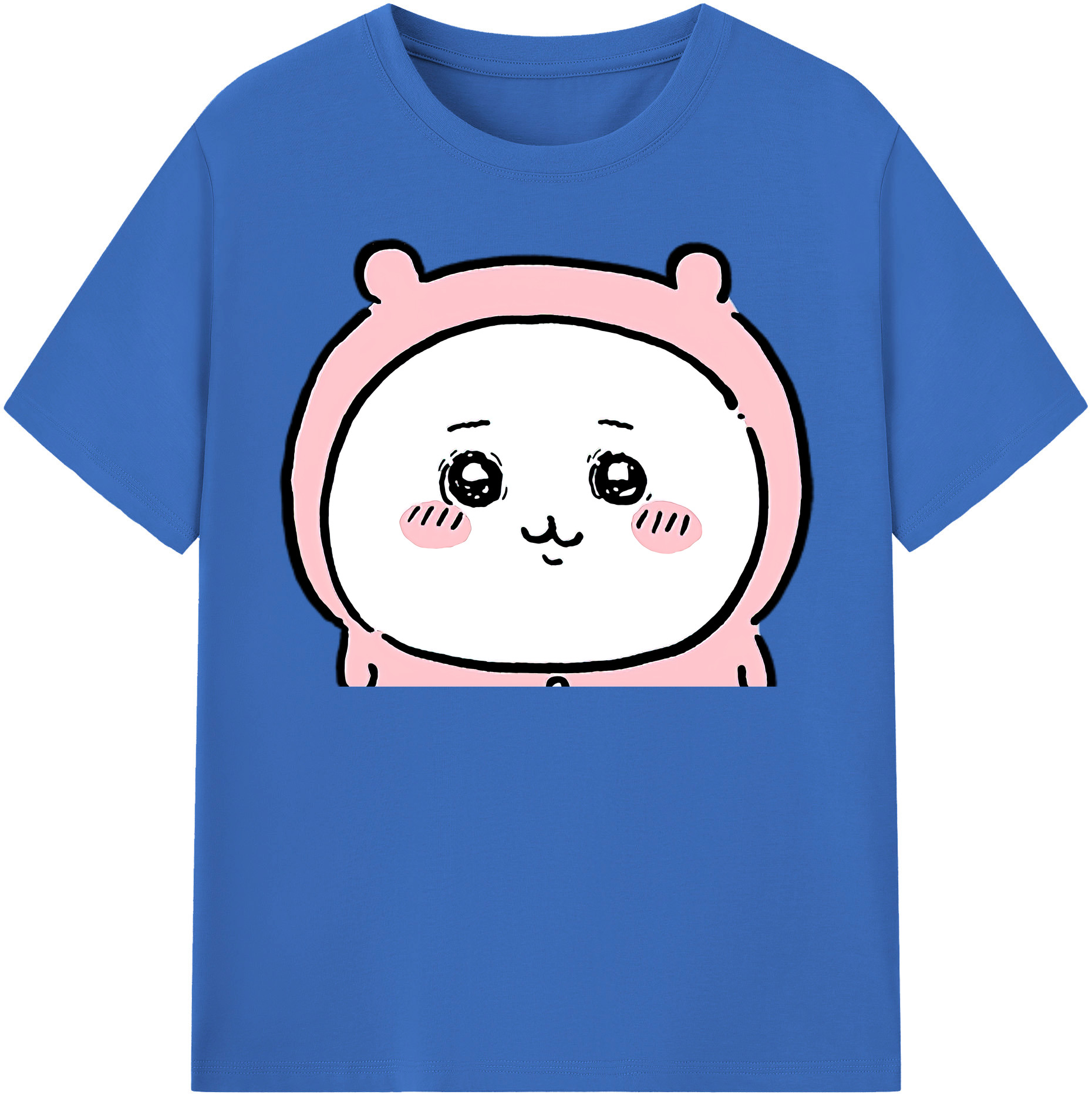 （画像用） ちいかわ ちいかわ Chii-kawa chiikawa 綿100％半袖Tシャツ（フロントプリント）