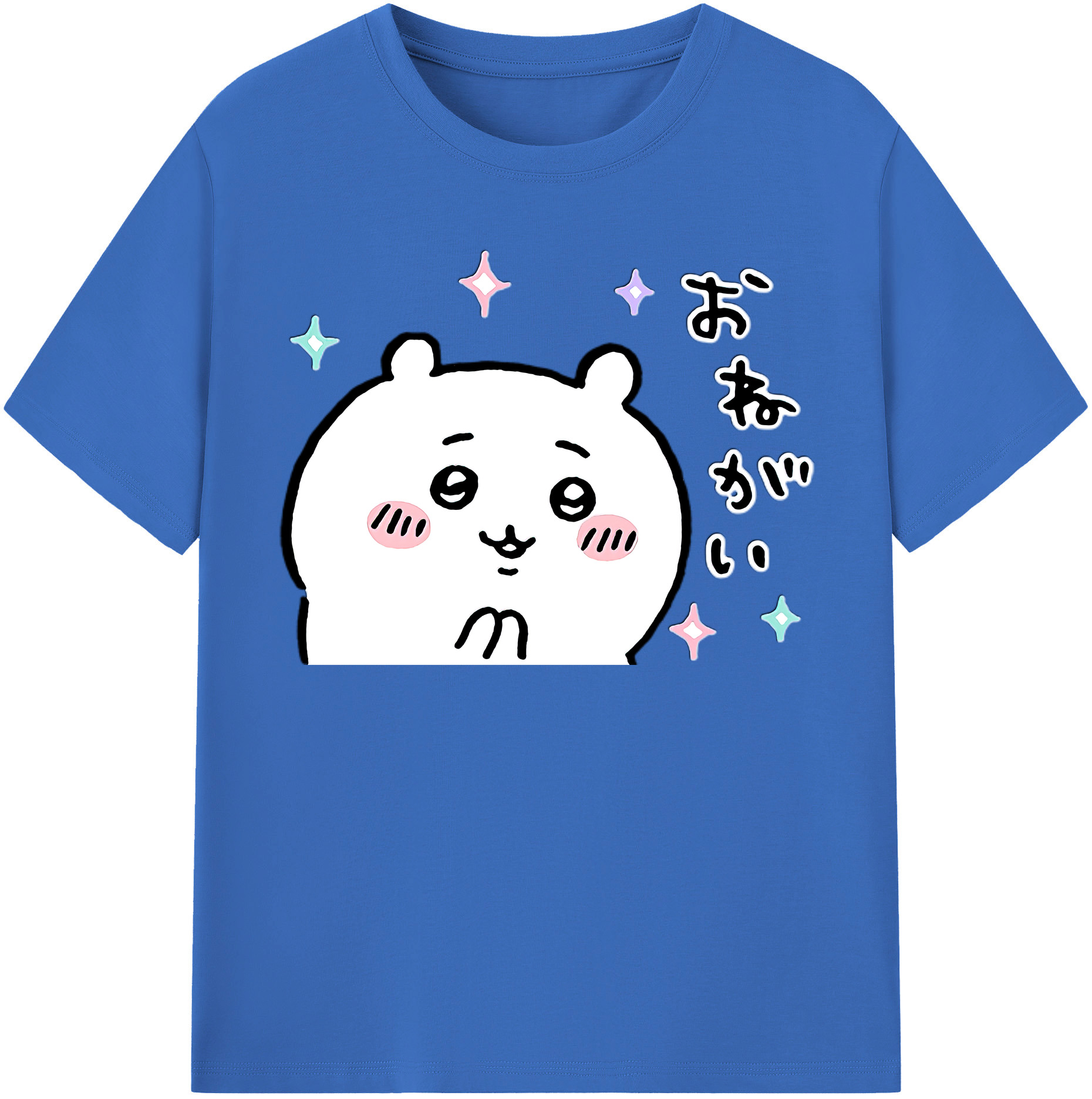 （画像用） ちいかわ ちいかわ Chii-kawa chiikawa 綿100％半袖Tシャツ（フロントプリント）