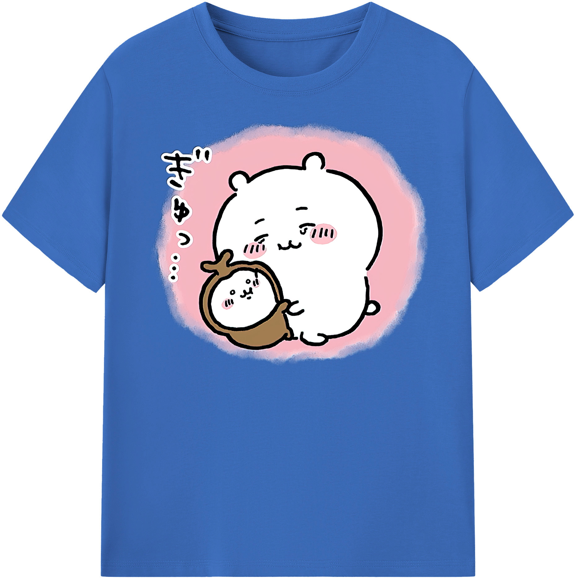 （画像用） ちいかわ ちいかわ Chii-kawa chiikawa 綿100％半袖Tシャツ（フロントプリント）