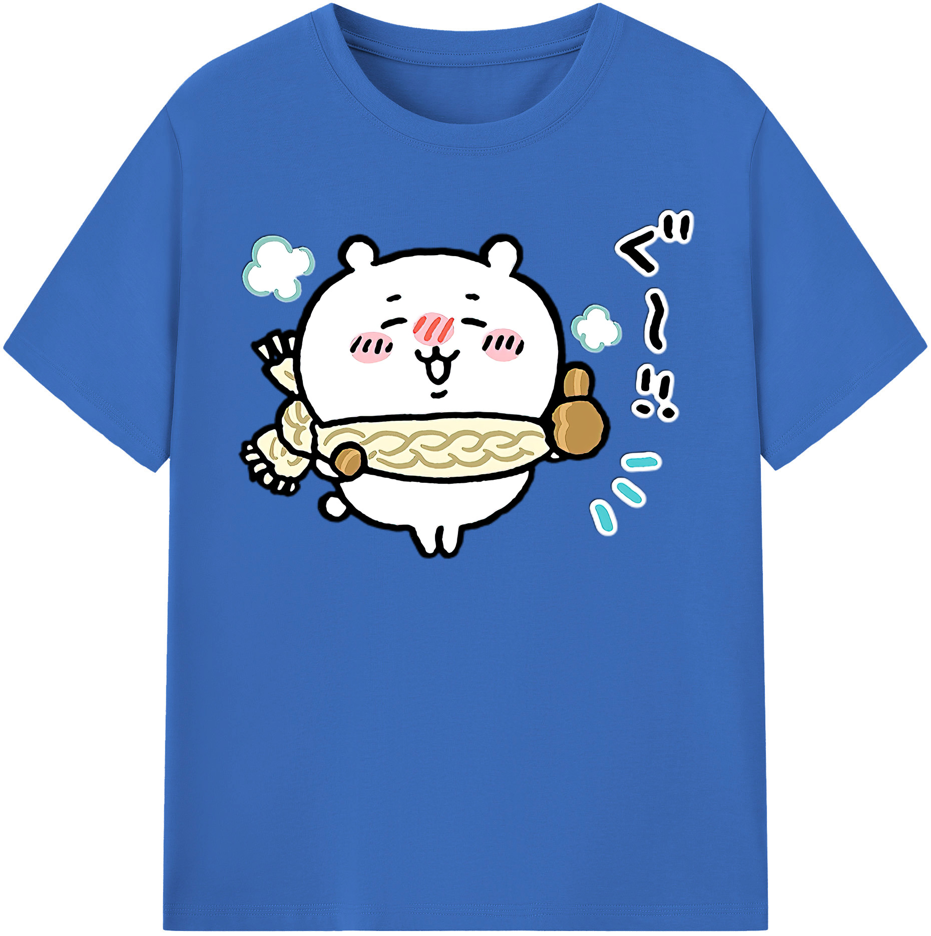 （画像用） ちいかわ ちいかわ Chii-kawa chiikawa 綿100％半袖Tシャツ（フロントプリント）