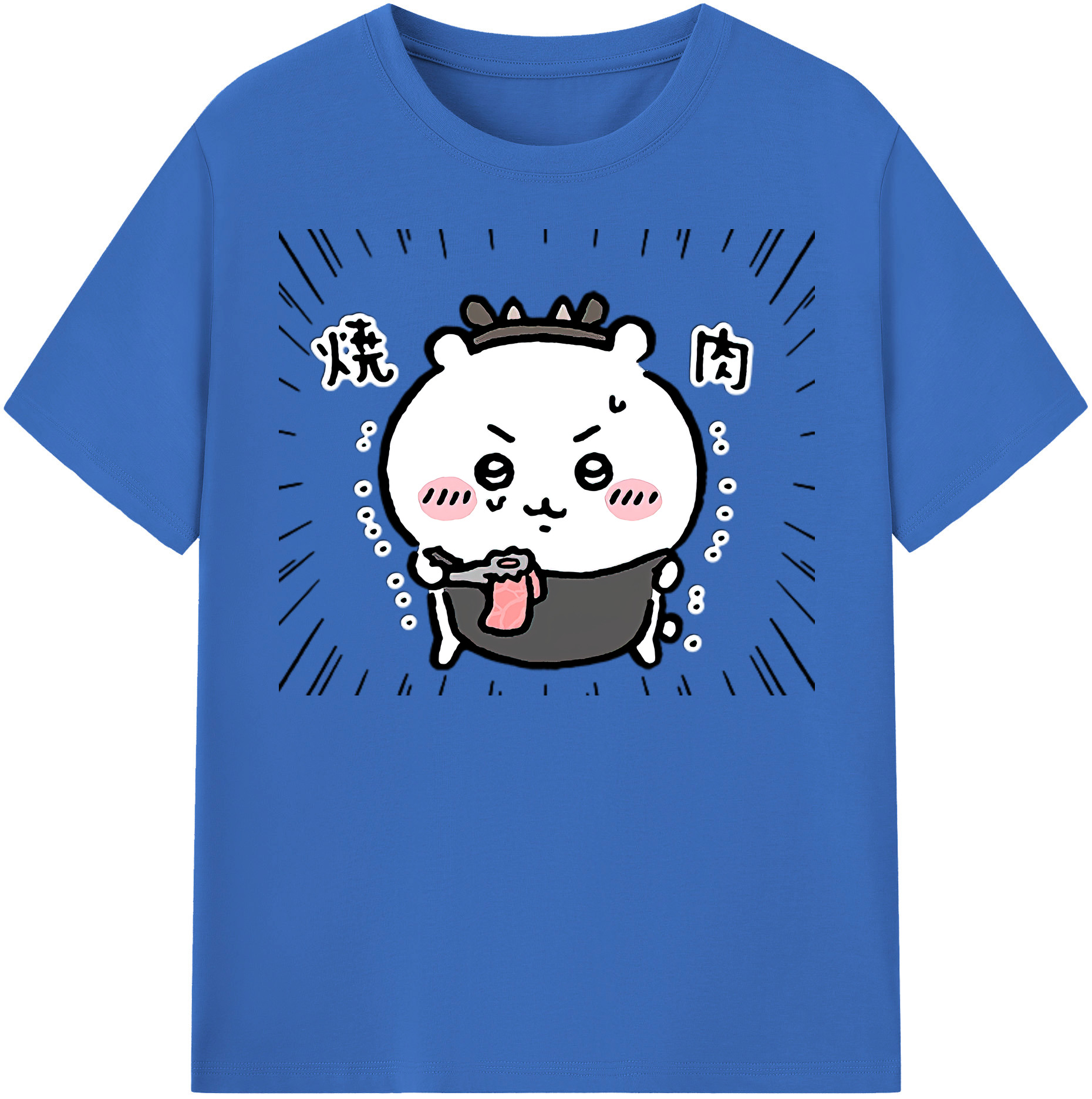 （画像用） ちいかわ ちいかわ Chii-kawa chiikawa 綿100％半袖Tシャツ（フロントプリント）