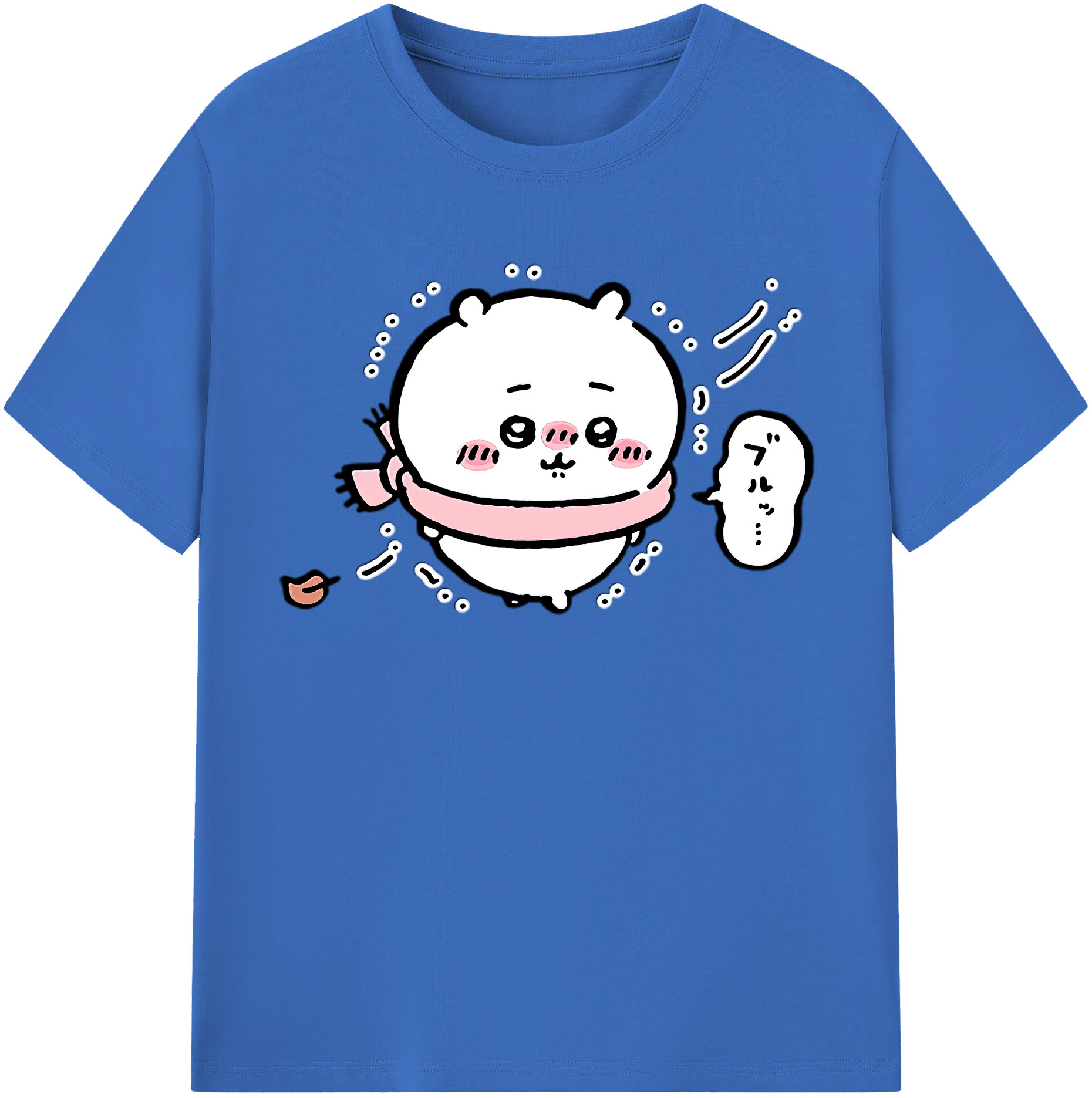 （画像用） ちいかわ ちいかわ Chii-kawa chiikawa 綿100％半袖Tシャツ（フロントプリント）