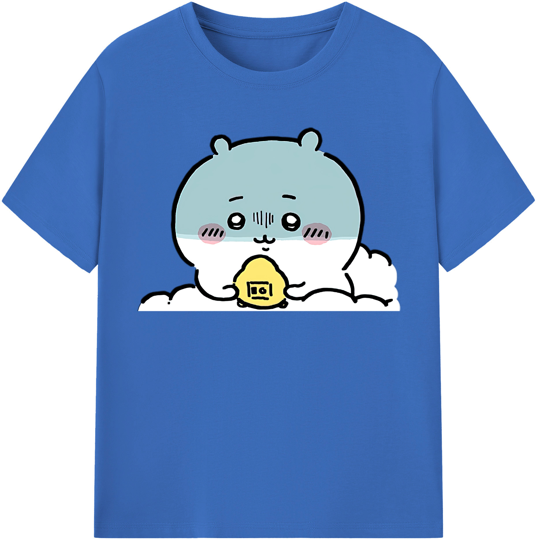 （画像用） ちいかわ ちいかわ Chii-kawa chiikawa 綿100％半袖Tシャツ（フロントプリント）