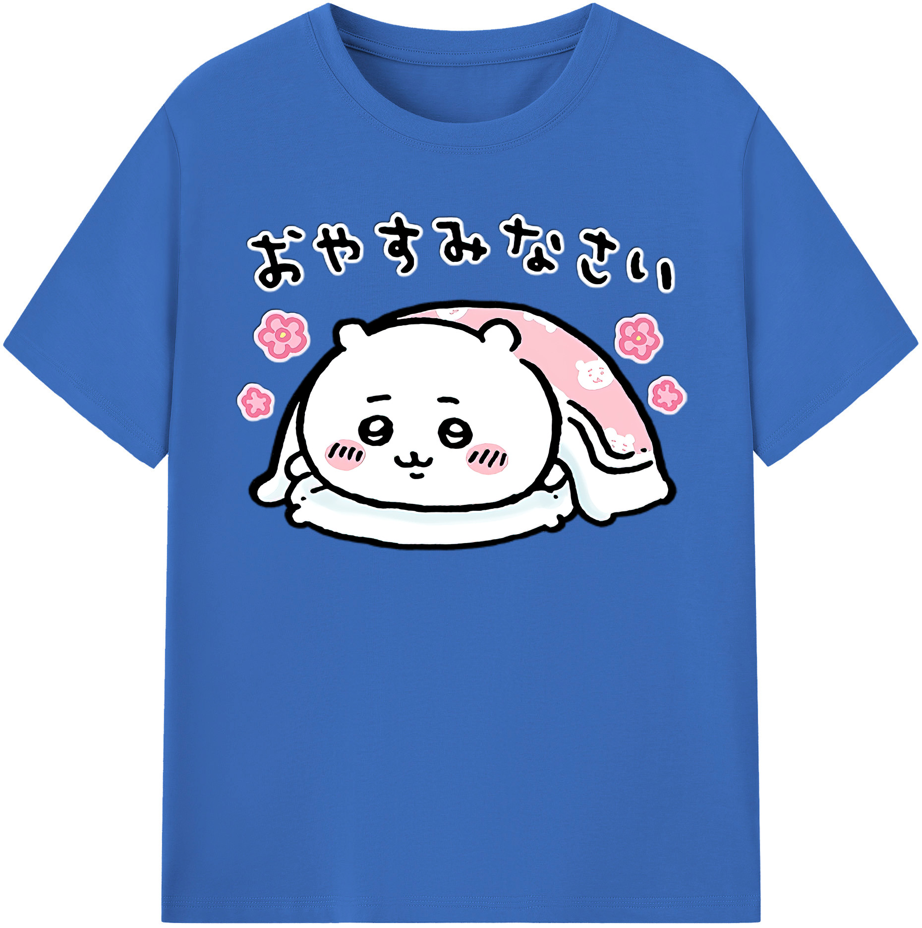 （画像用） ちいかわ ちいかわ Chii-kawa chiikawa 綿100％半袖Tシャツ（フロントプリント）