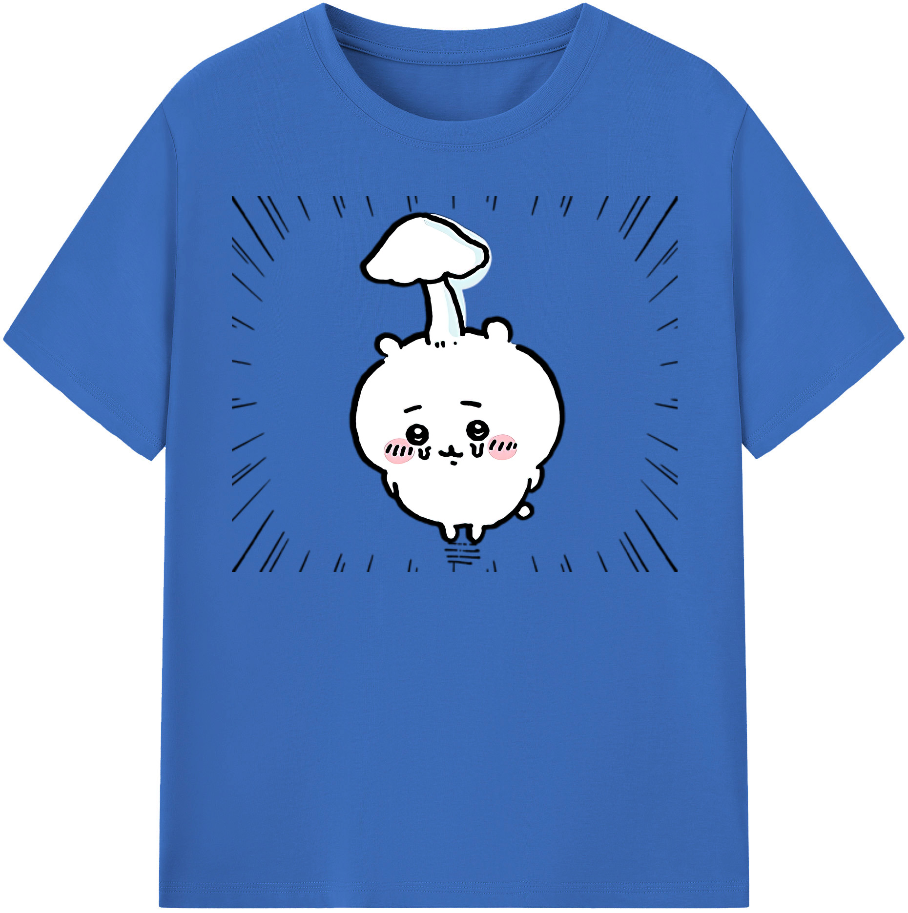 （画像用） ちいかわ ちいかわ Chii-kawa chiikawa 綿100％半袖Tシャツ（フロントプリント）