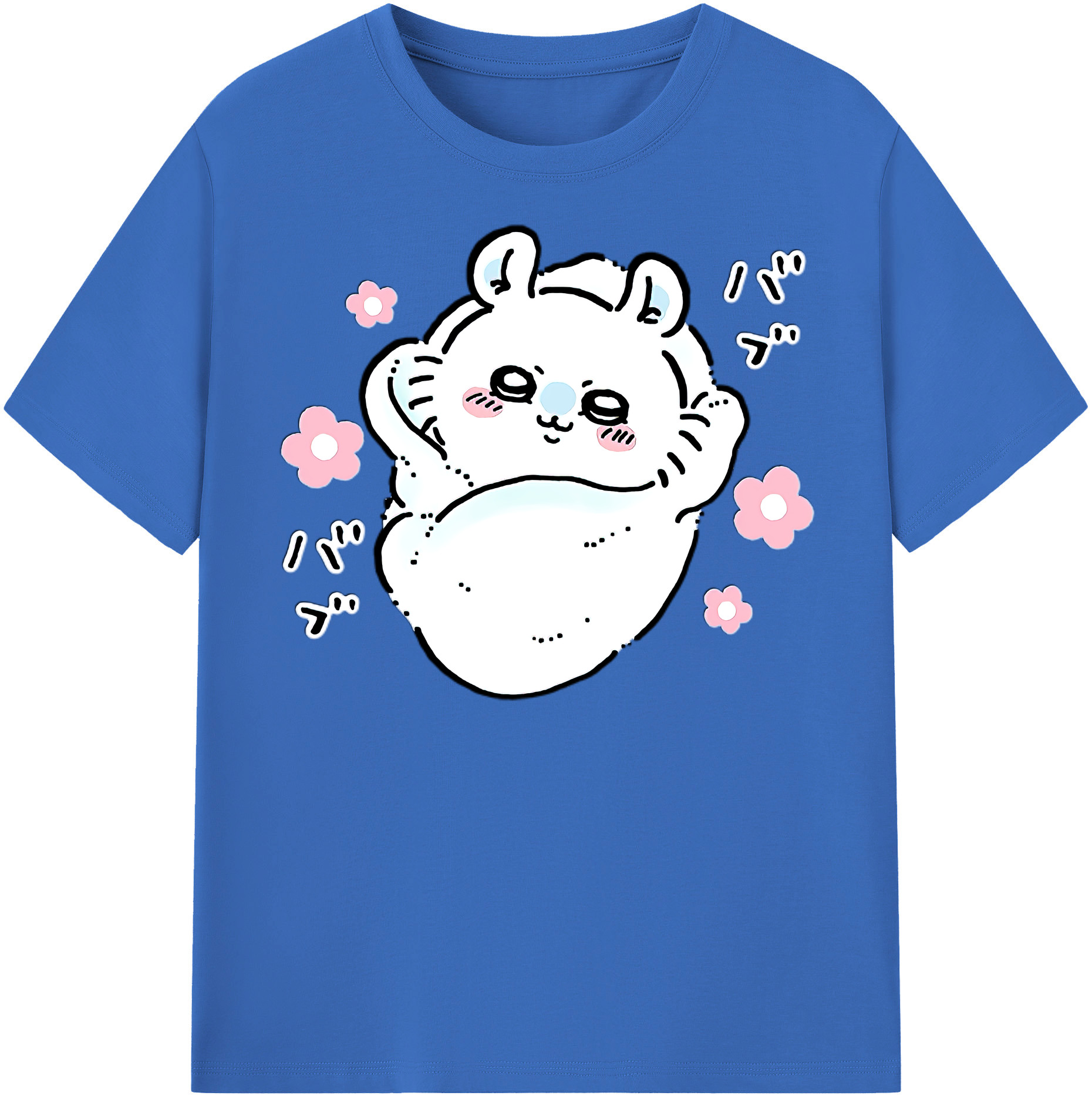 （画像用） ちいかわ モモンガ Chii-kawa Momonga 綿100％半袖Tシャツ（フロントプリント）