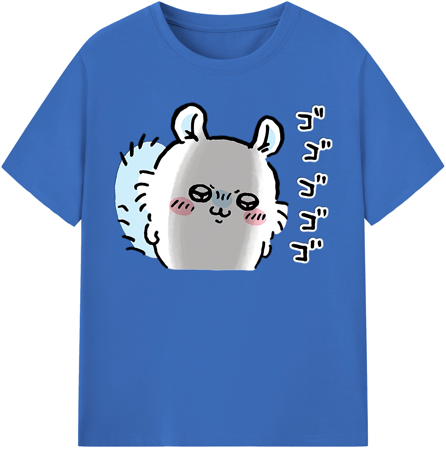 （画像用） ちいかわ モモンガ Chii-kawa Momonga 綿100％半袖Tシャツ（フロントプリント）